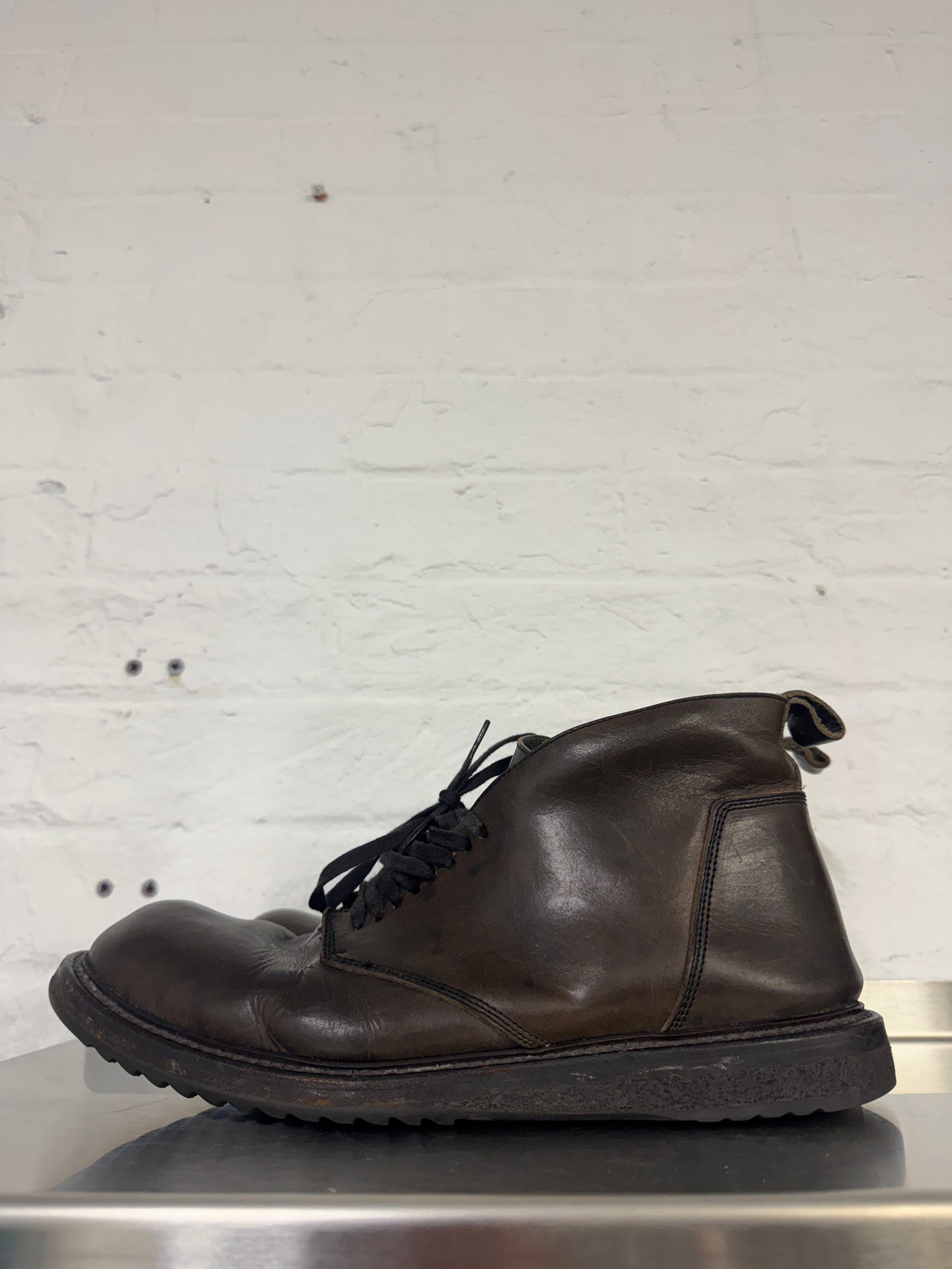Rick Owens AW14 Moody Slanted Chukka Boot
