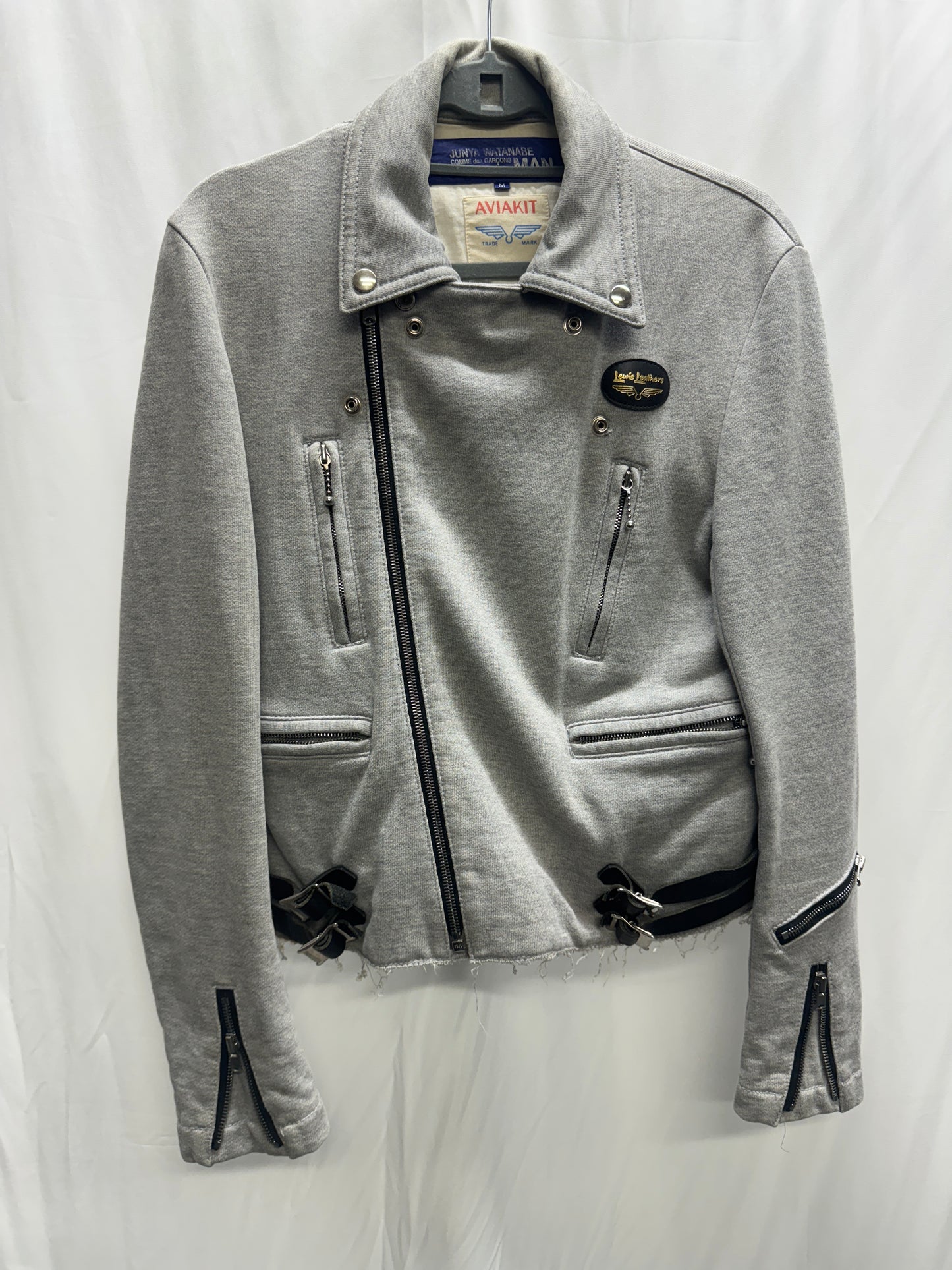Junya Watanabe x Lewis Leathers 2002 Leather Detail Moto Jacket