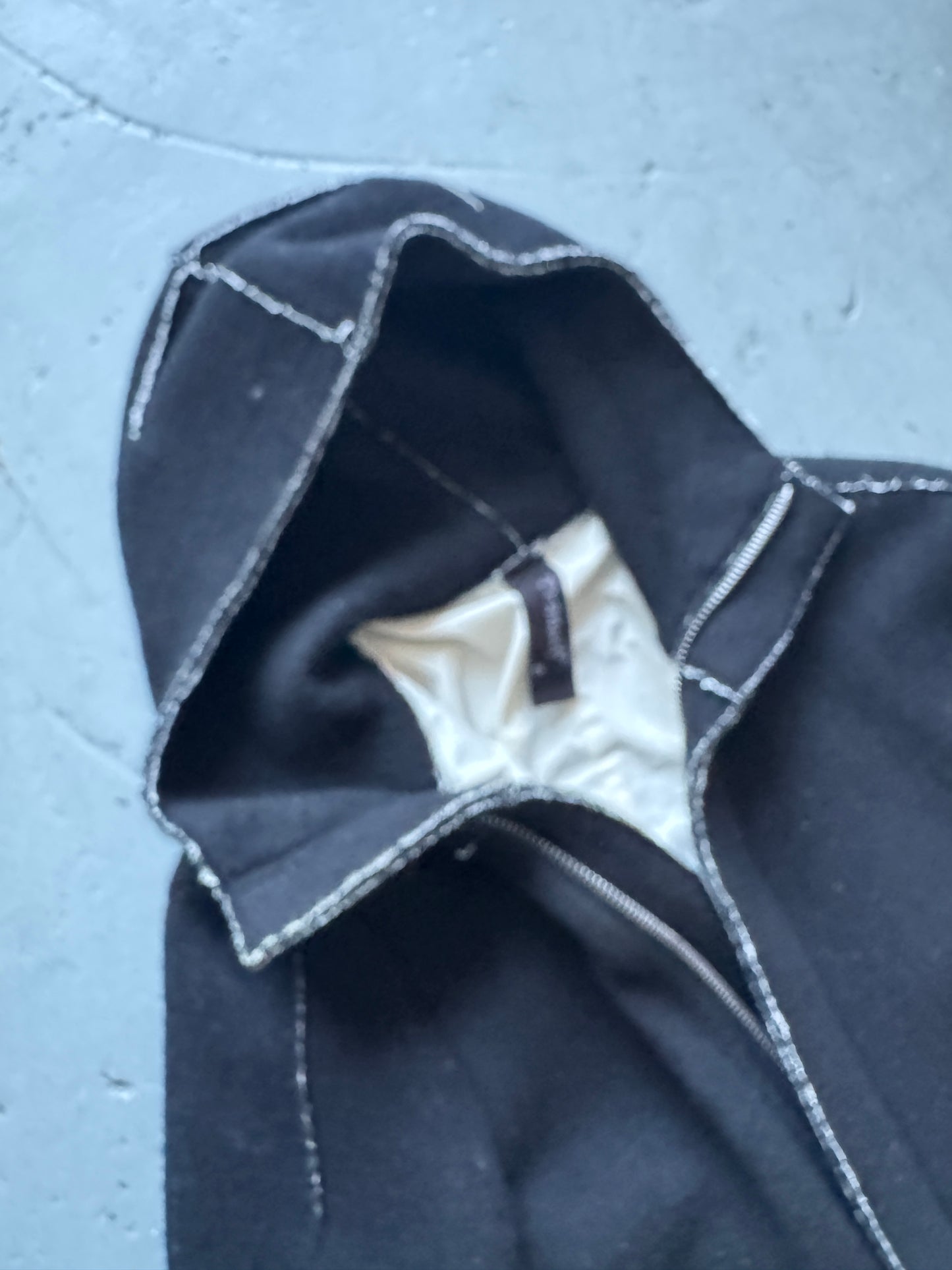transit uomo thick wool hooded jacket