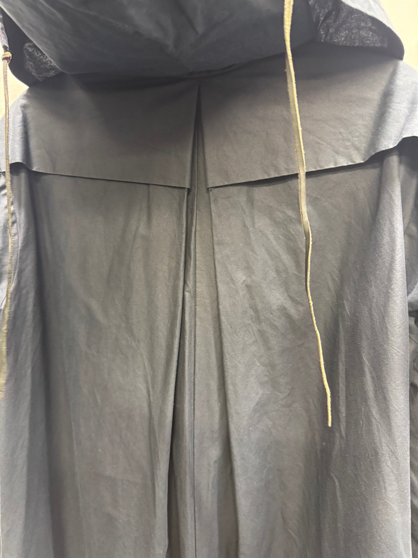 m.a+ waxed one piece hooded mac coat