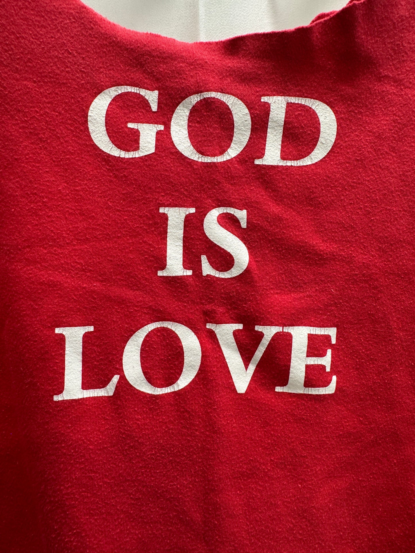 placebo 1997 UK tour GOD IS LOVE cutoff top