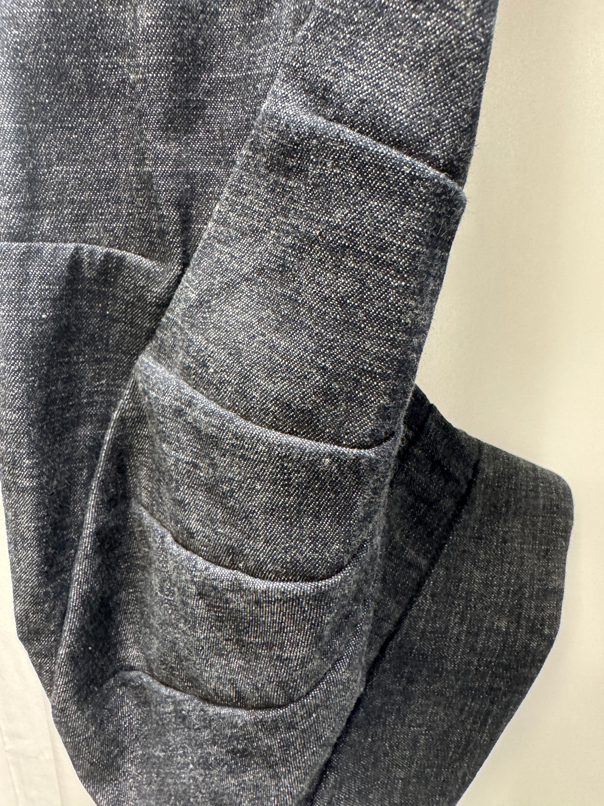threeASFOUR 3D Sculptural Twisted Denim Cropped Trouser