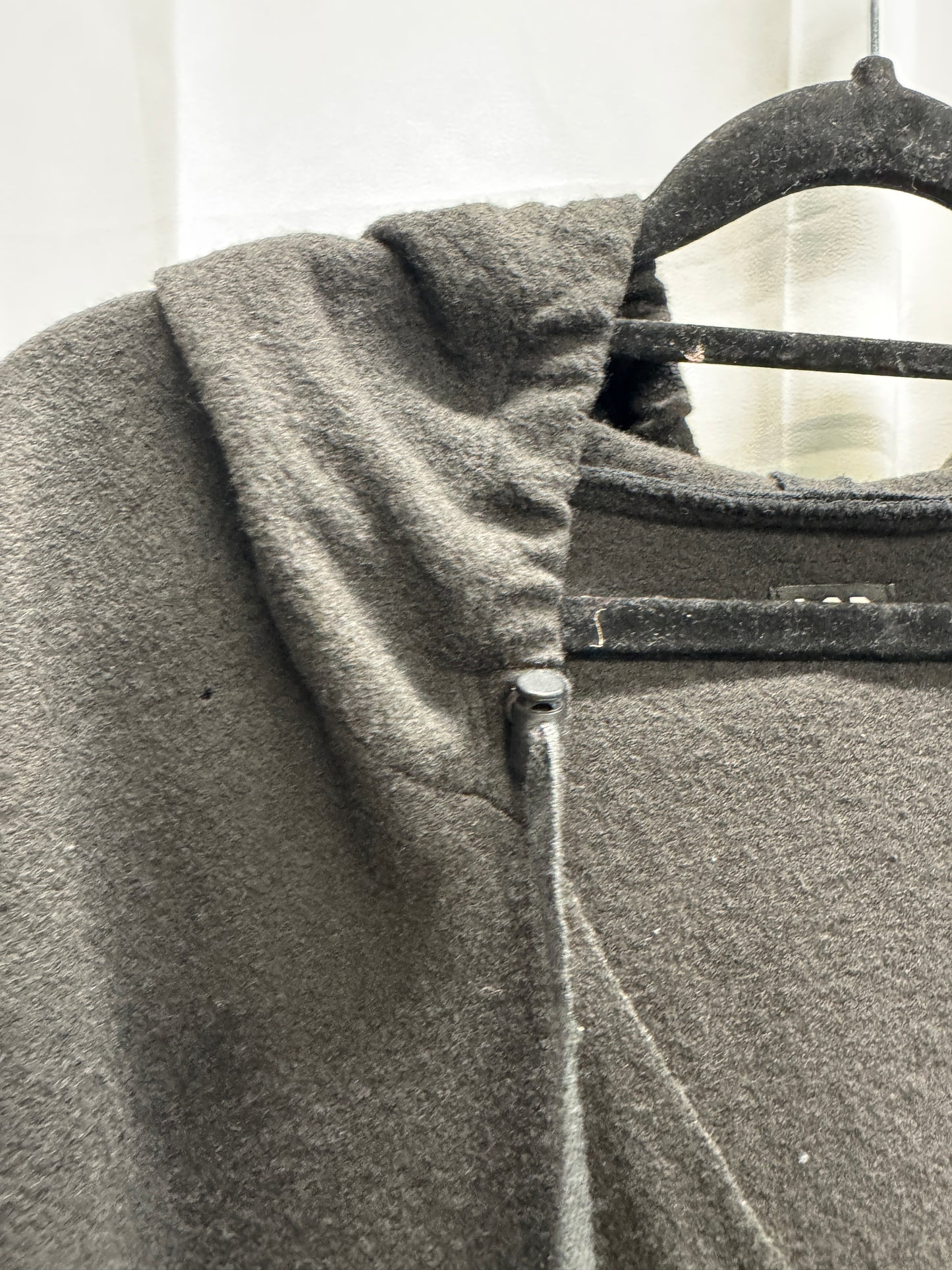 LGB knit poncho hoodie