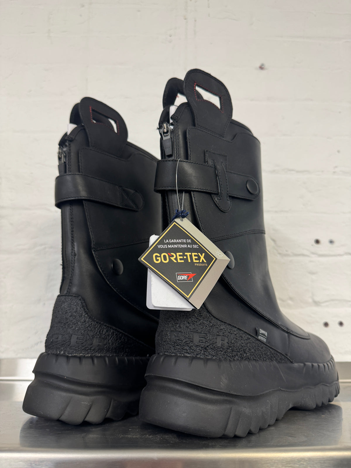 Kiko Kostadinov x Camper AW19 Teix GORE-TEX Moto Boots