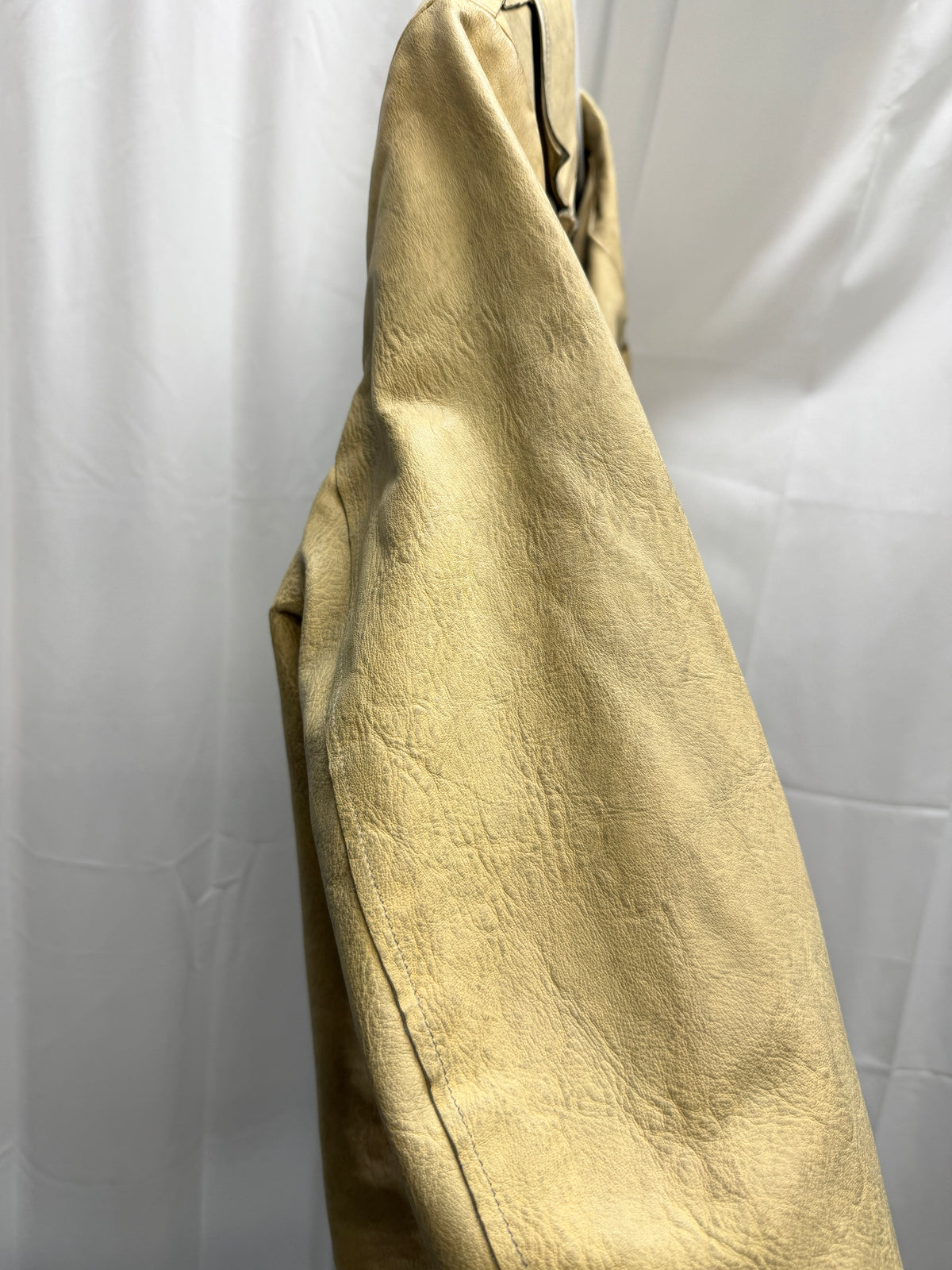 Carpe Diem 2005 Maurizio Altieri Textured Leather Crossover Jacket (L)
