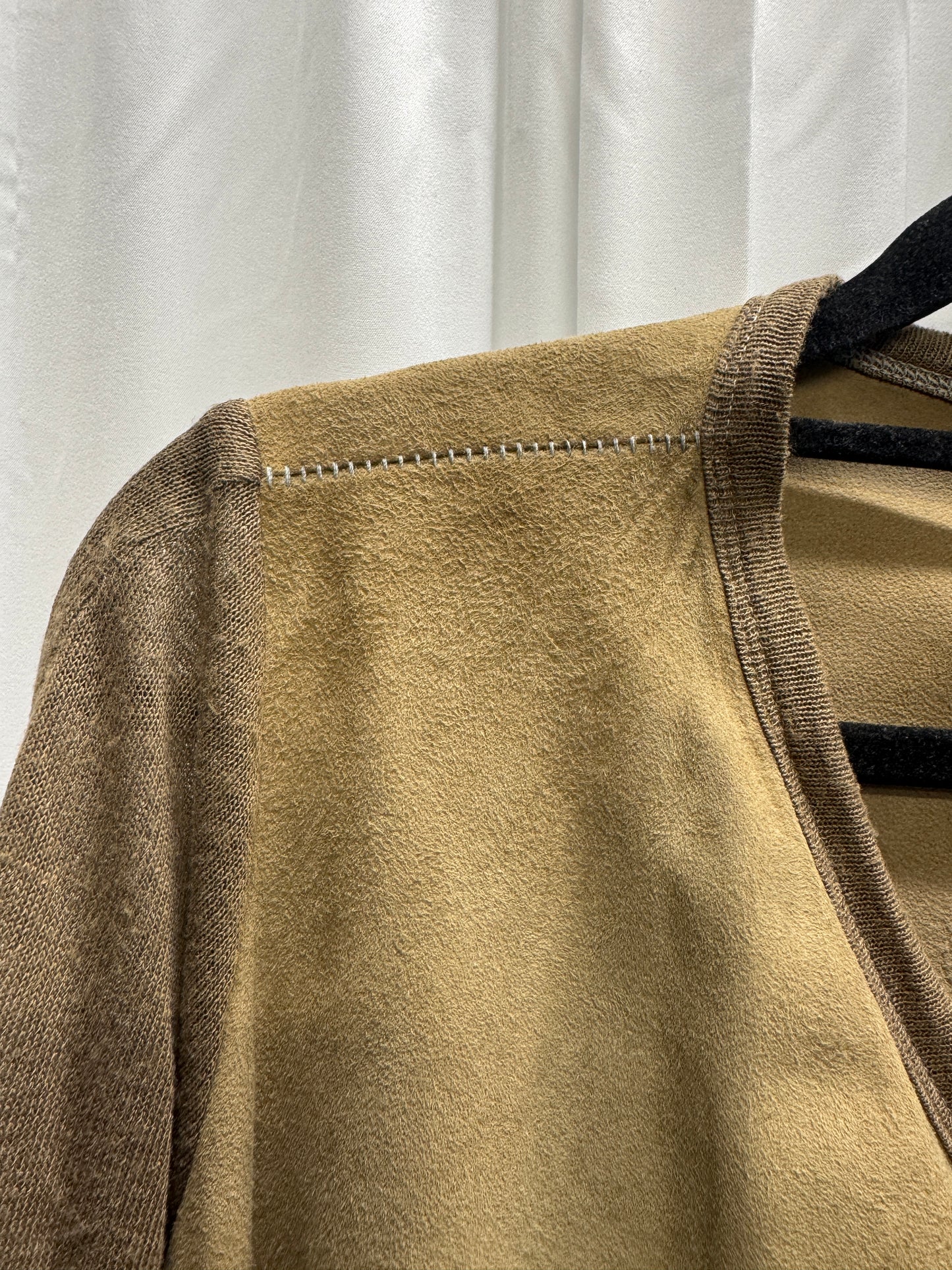 Isaac Sellam Experience — leather & knit tie jacket
