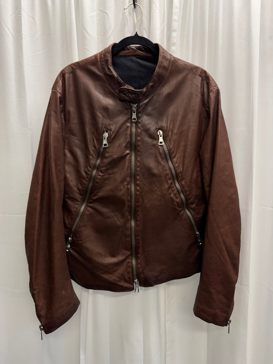 Maison Martin Margiela 04AW 5-Zip Leather Jacket