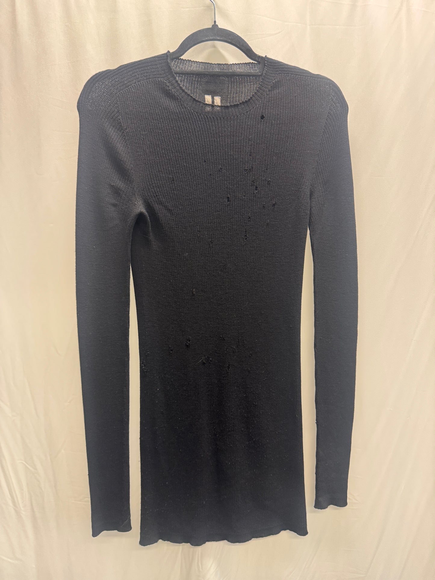 rick owens aw18 sisyphus rib knit longsleeve