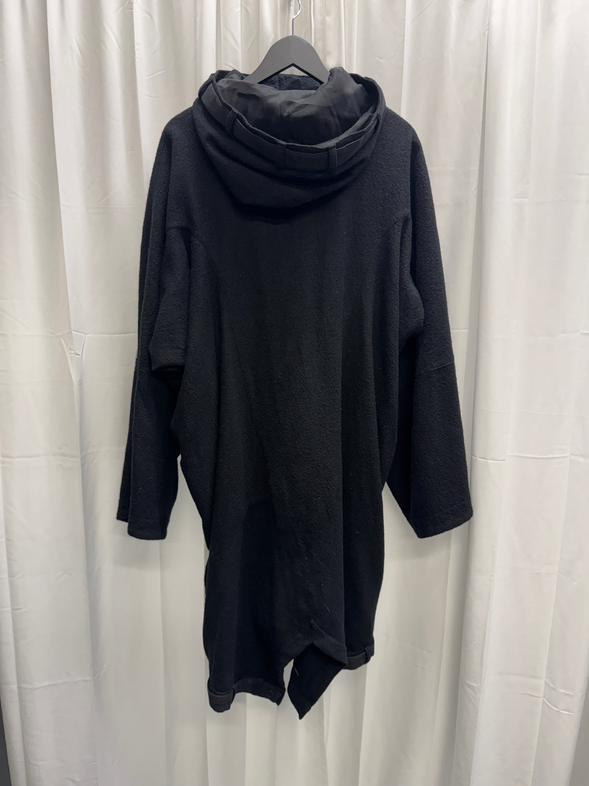 Limi Feu Sculptural Double-Zip Hooded Coat