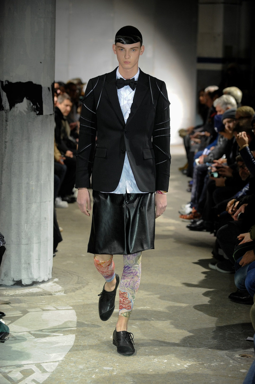 Comme Des Garcons AW15 Spliced Armour Blazer M