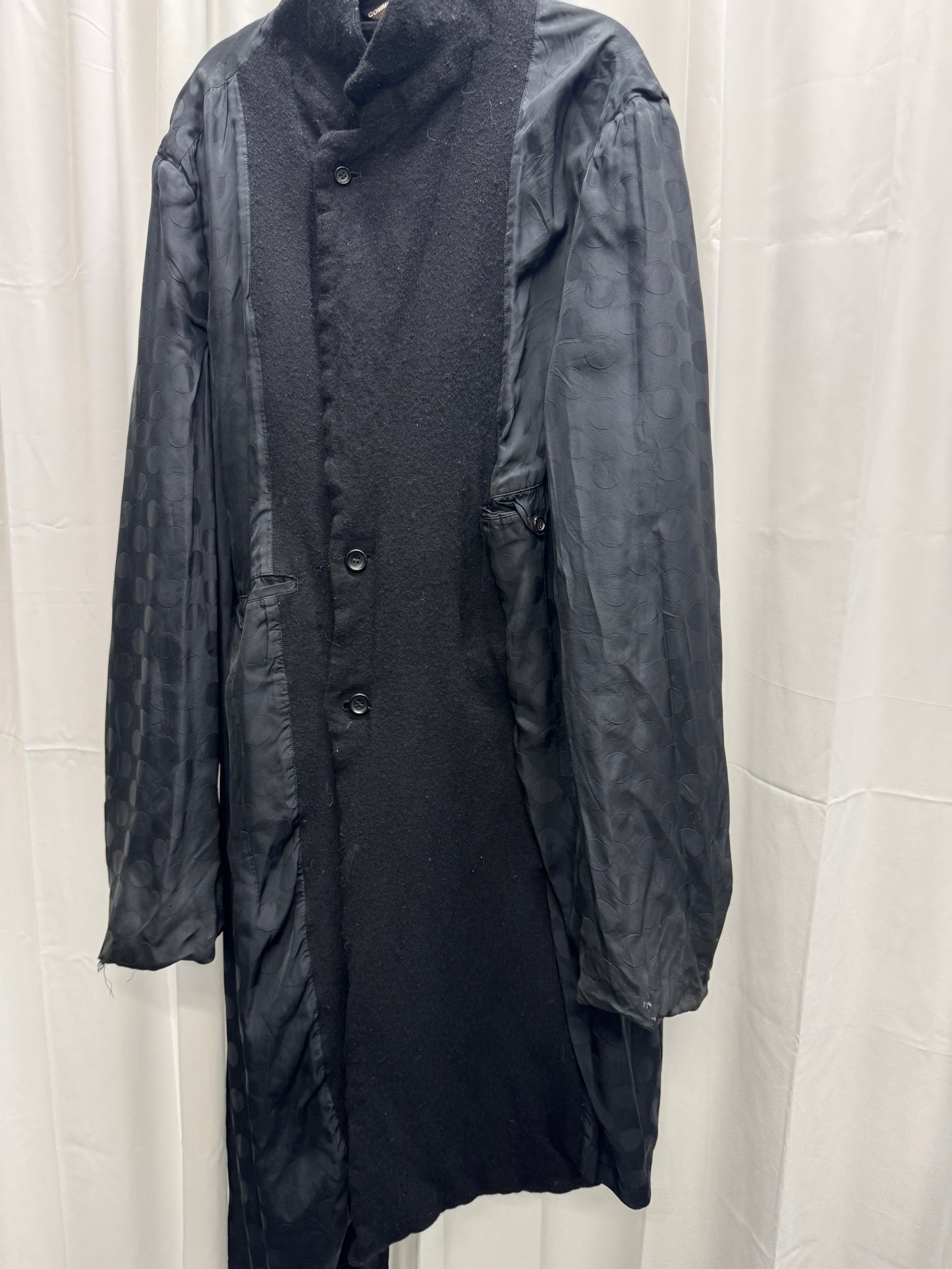 Comme Des Garcons Homme Plus AW21 Darkroom Shrunken Wool Reversible Coat