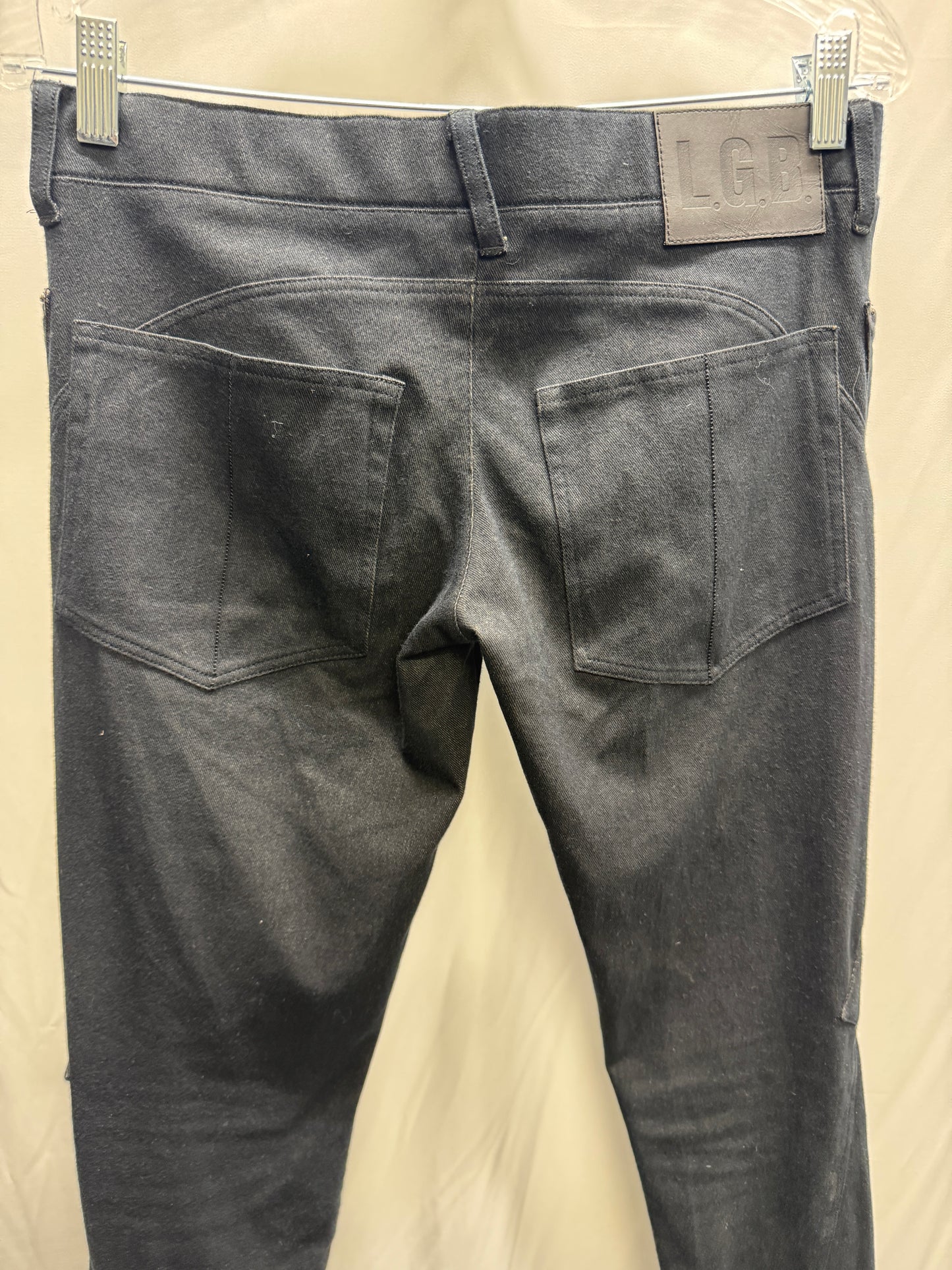LGB stretch skinny circle seam trouser