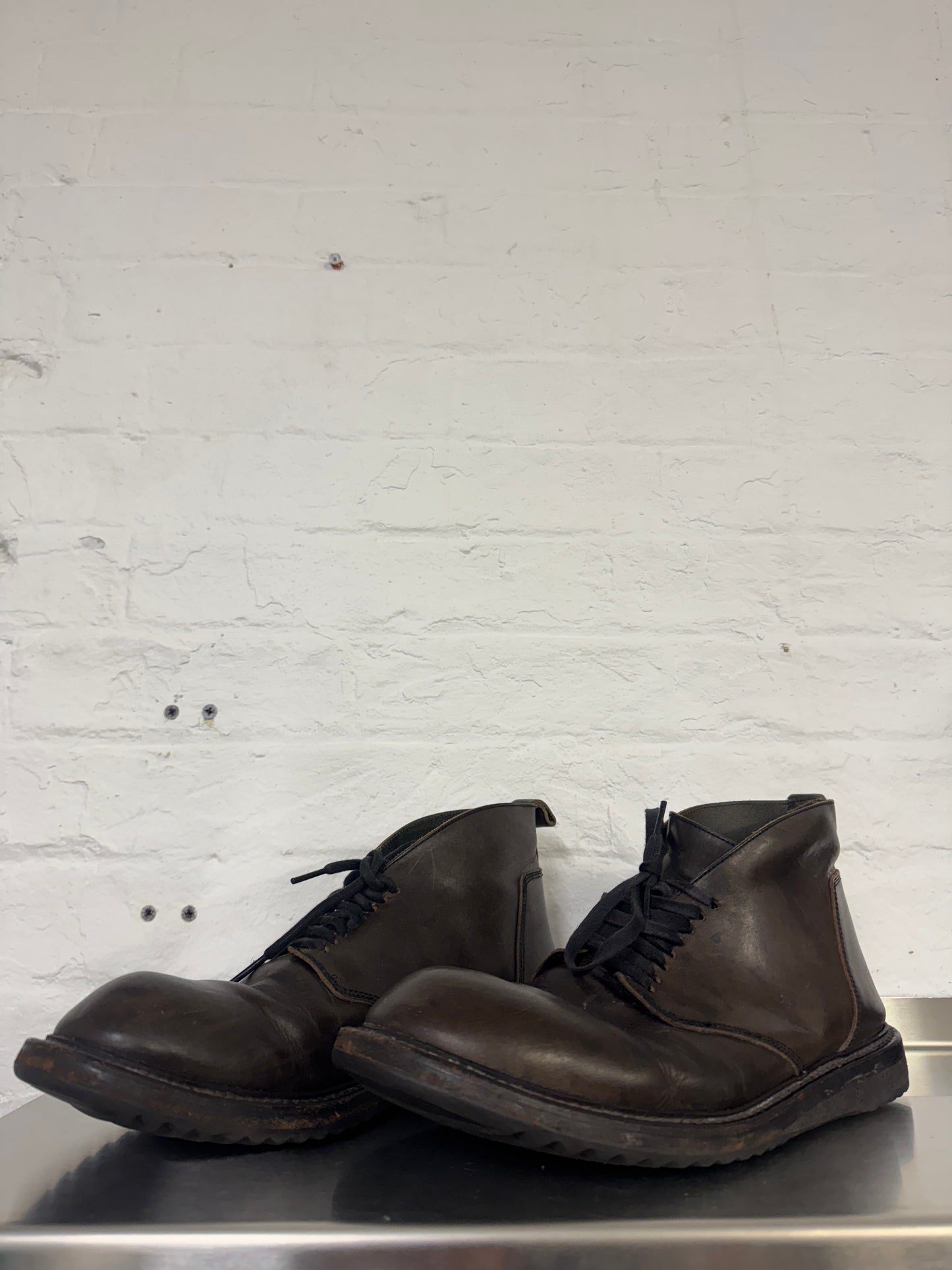 Rick Owens AW14 Moody Slanted Chukka Boot