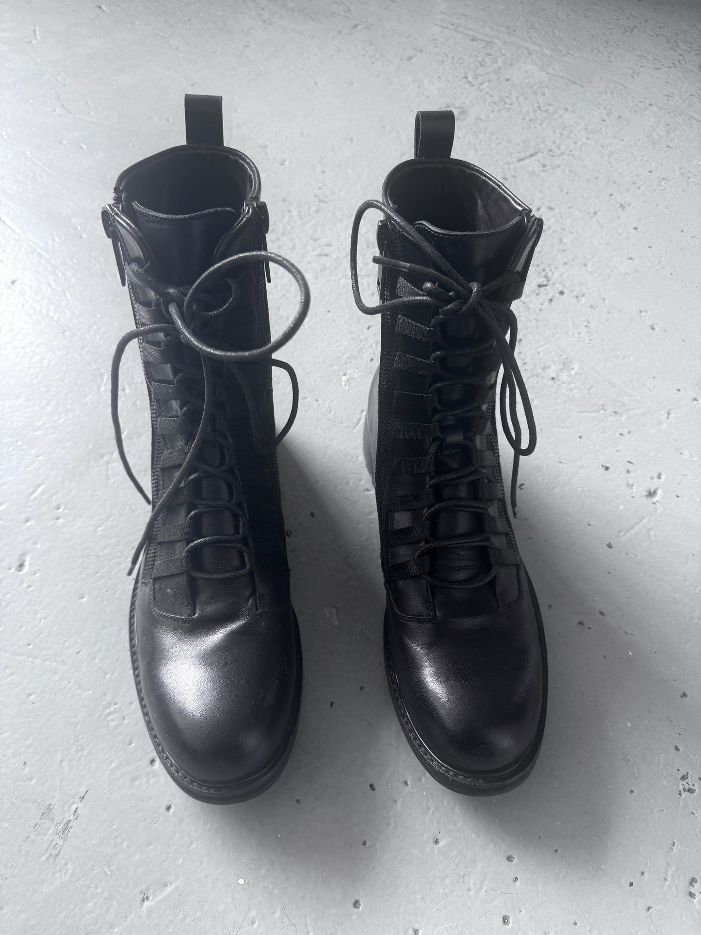 KTZ Lace Double Zip Military Boot
