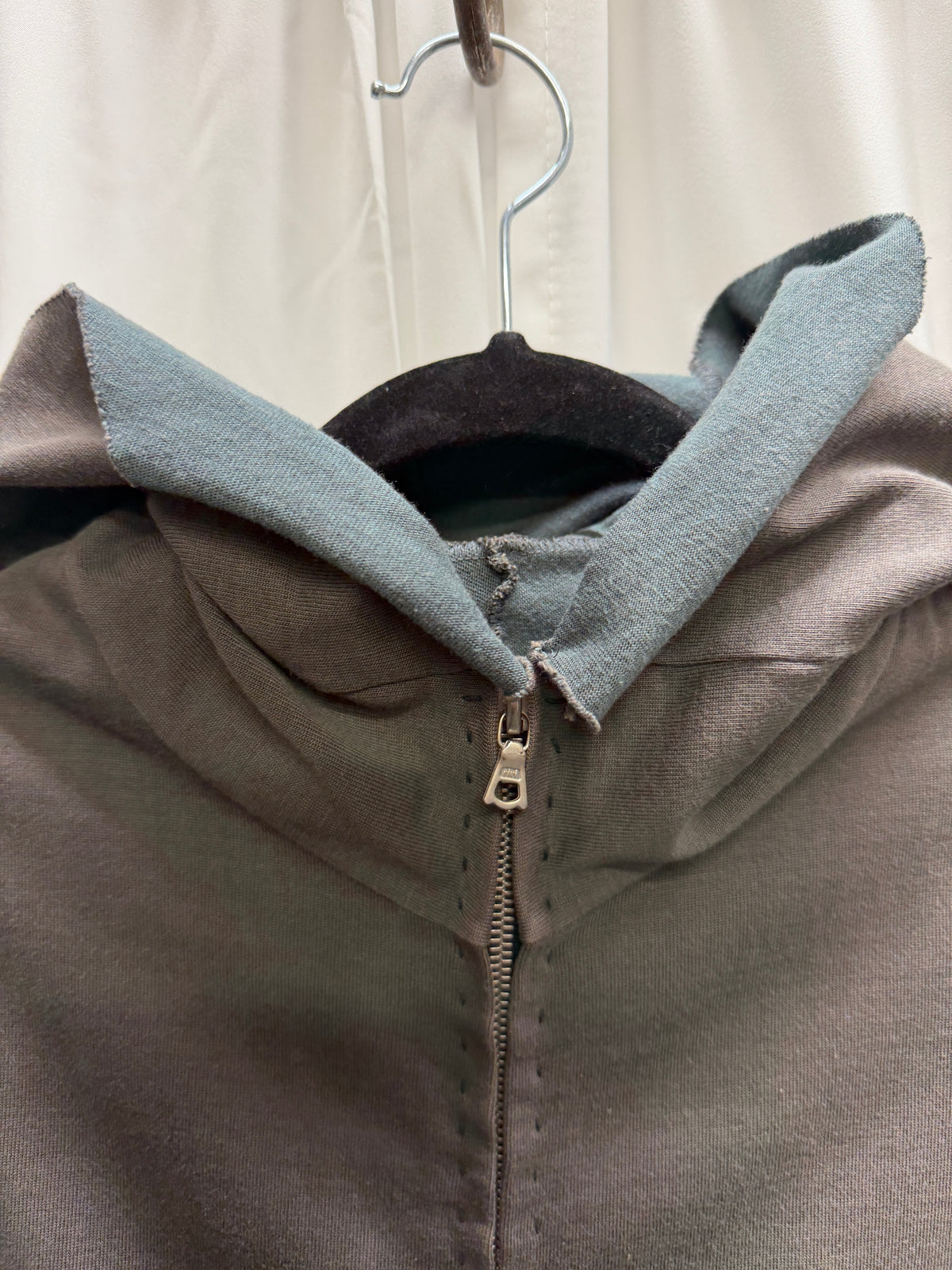m.a+ Hooded One-Piece Aviator Jacket — Olive / Teal (M/L)