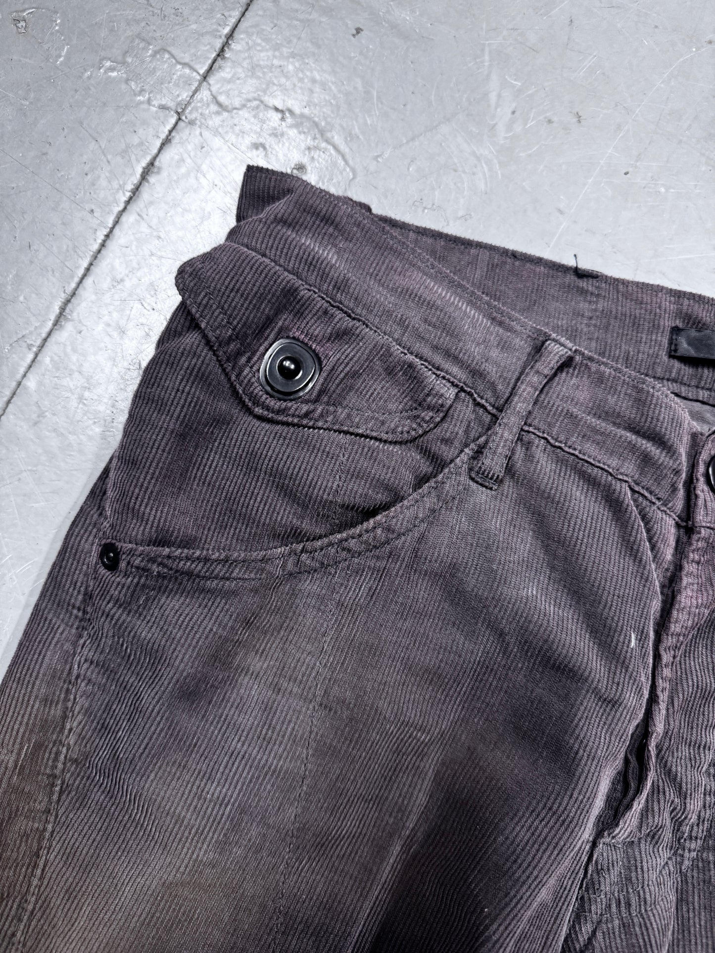 Julius SS09 Corduroy Twist Leg Trouser