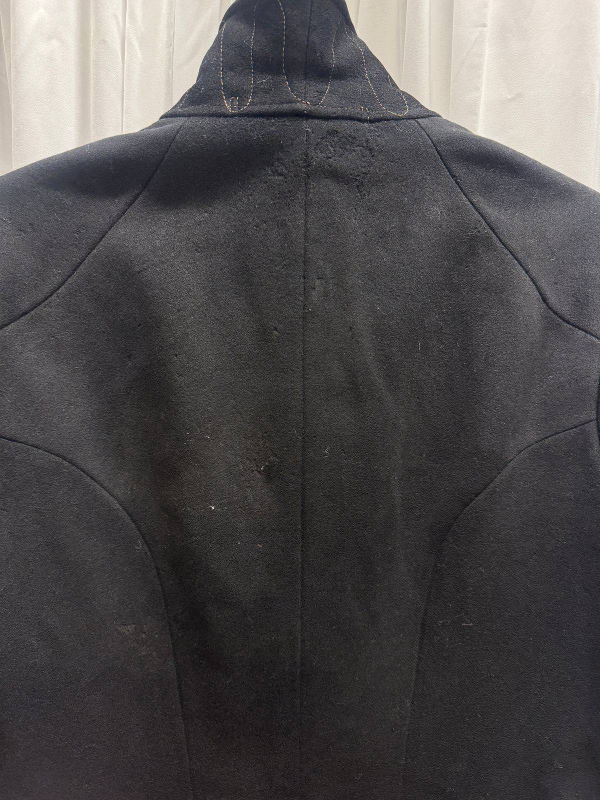Antique Victorian Era 6 Button Tailored Wool Frock Jacket