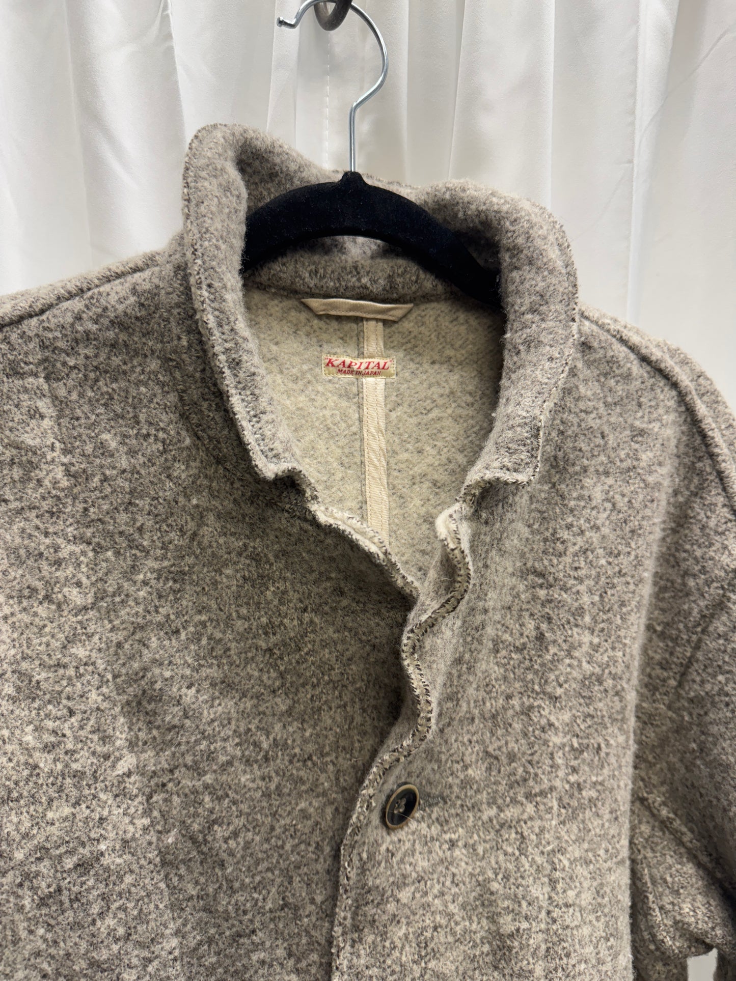 Kapital Boiled Wool 3 Button Blazer