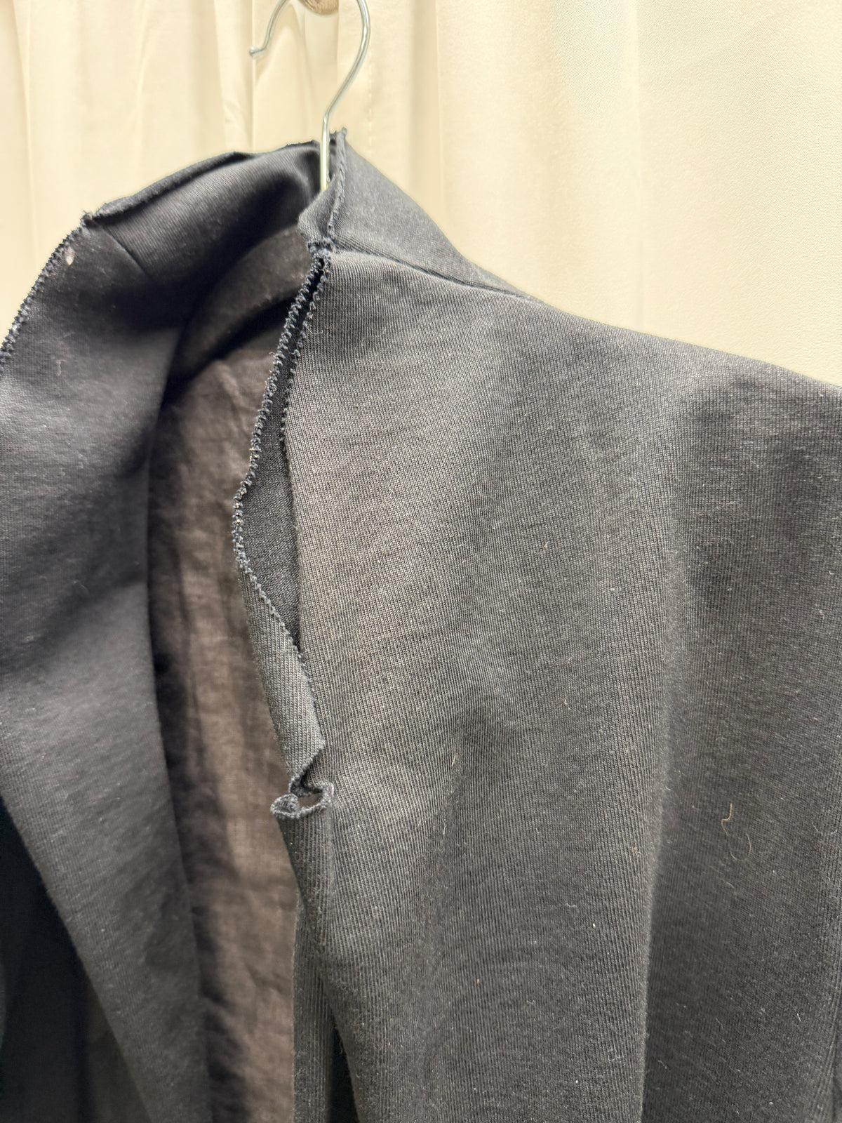 m.a+ 2 layer thick cotton one piece blazer