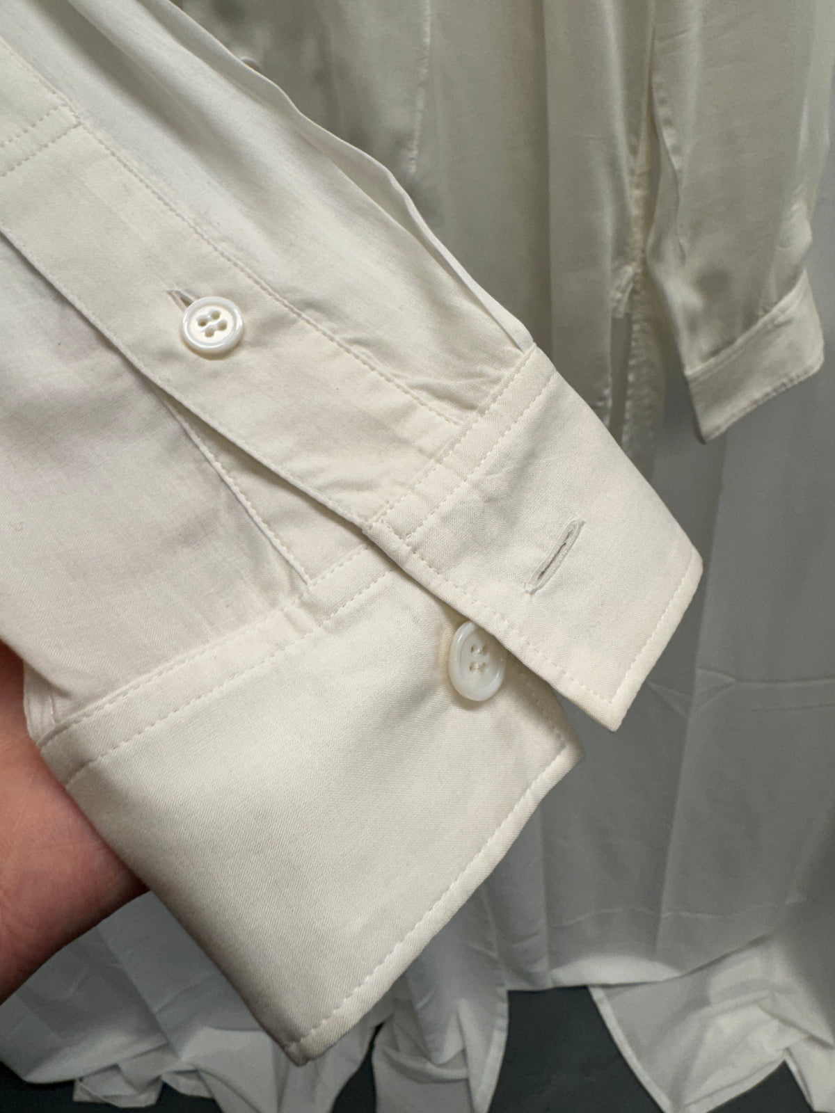 Yohji Yamamoto POUR HOMME SS22 Cellulose Random Tuck Shirt