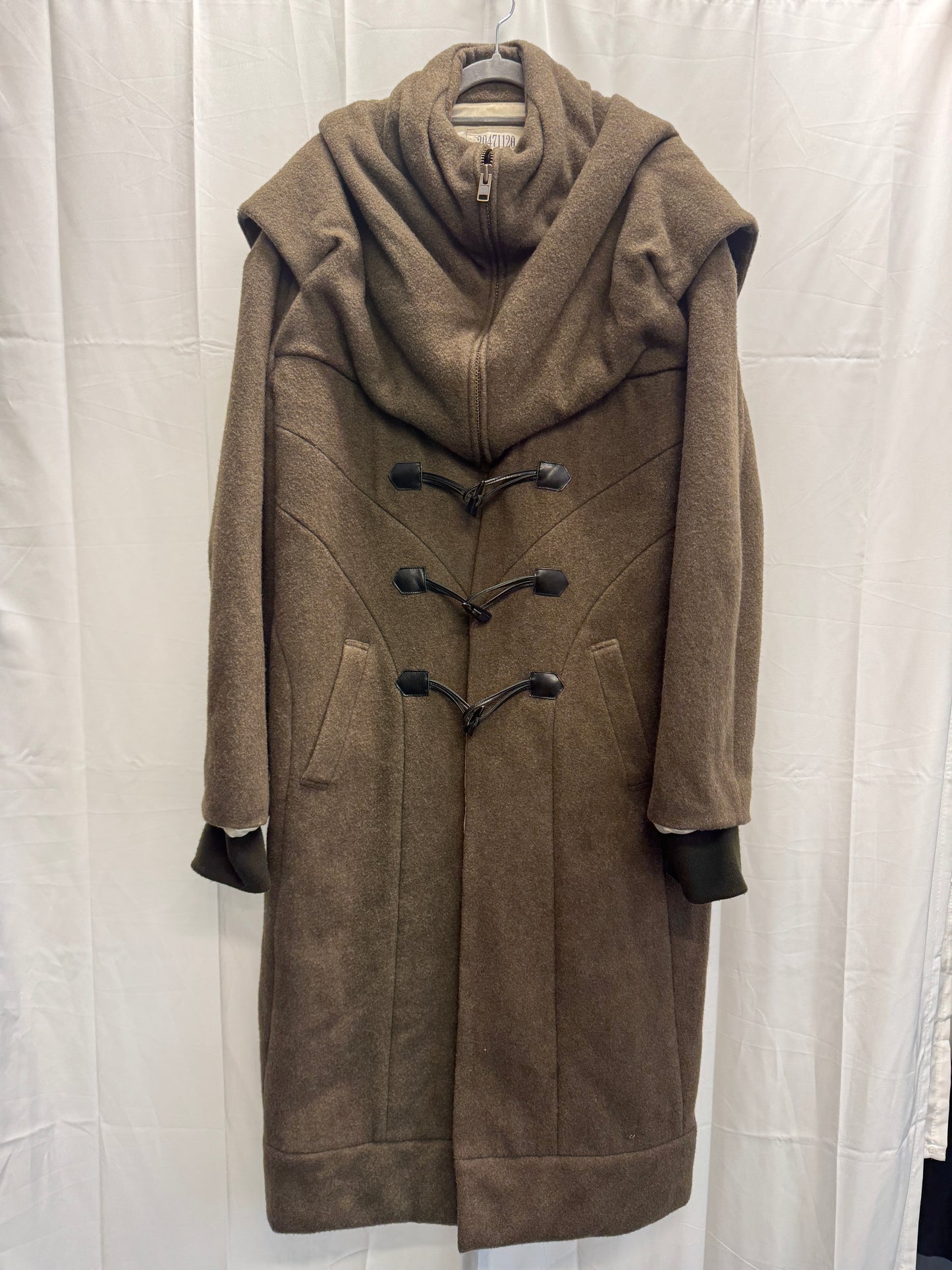 20471120 Extreme Double Layer Neck Knit Coat