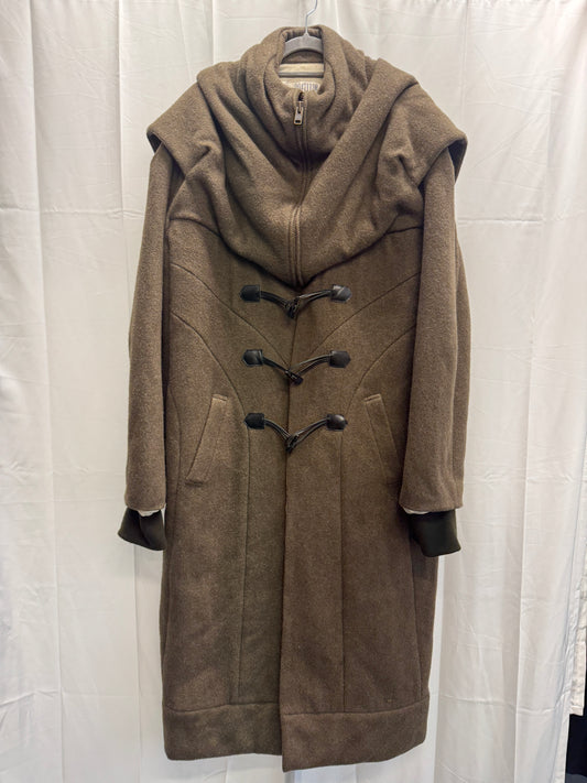 20471120 Extreme Double Layer Neck Knit Coat