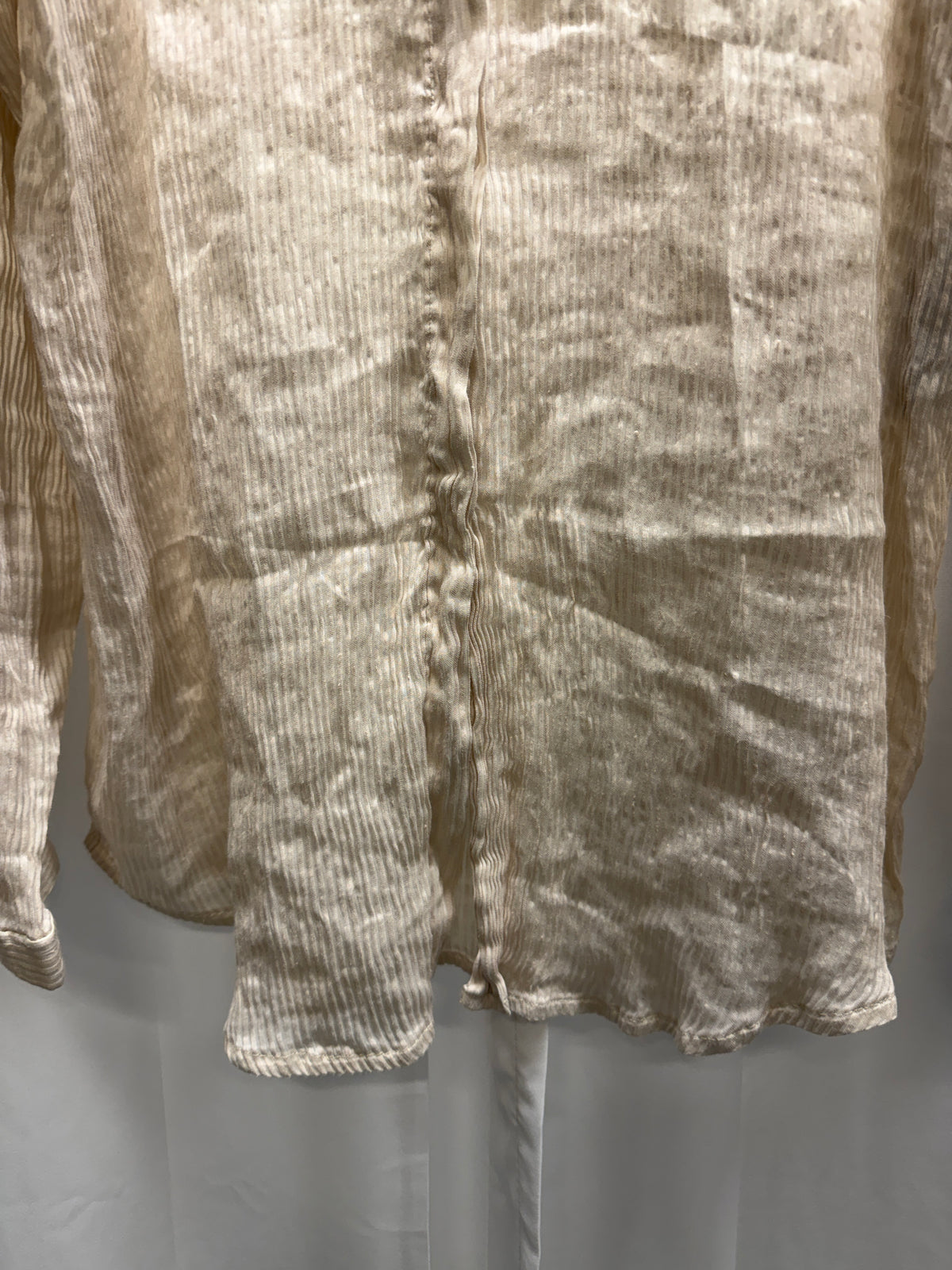 Haider Ackermann Early 2000s Pleated Silk-Blend Shirt (M)