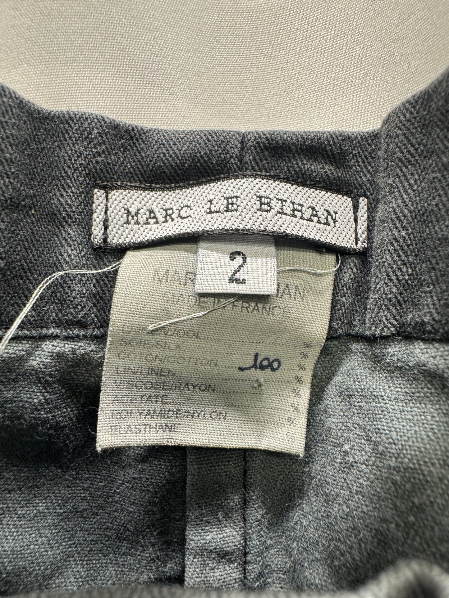 Marc Le Bihan Overdye Textile Drop Crotch Trouser