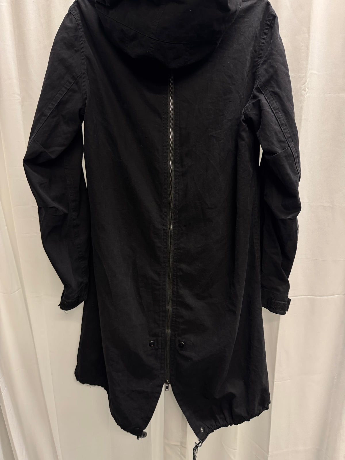 Nude: Masahiko Maruyama Deconstructed Cotton Modular Zip Wired Parka