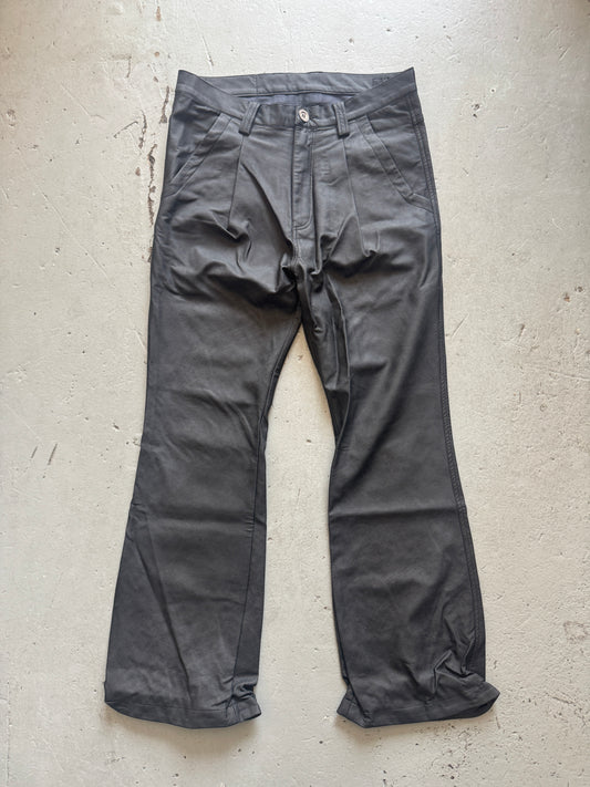 af artefact leather flare trouser 32