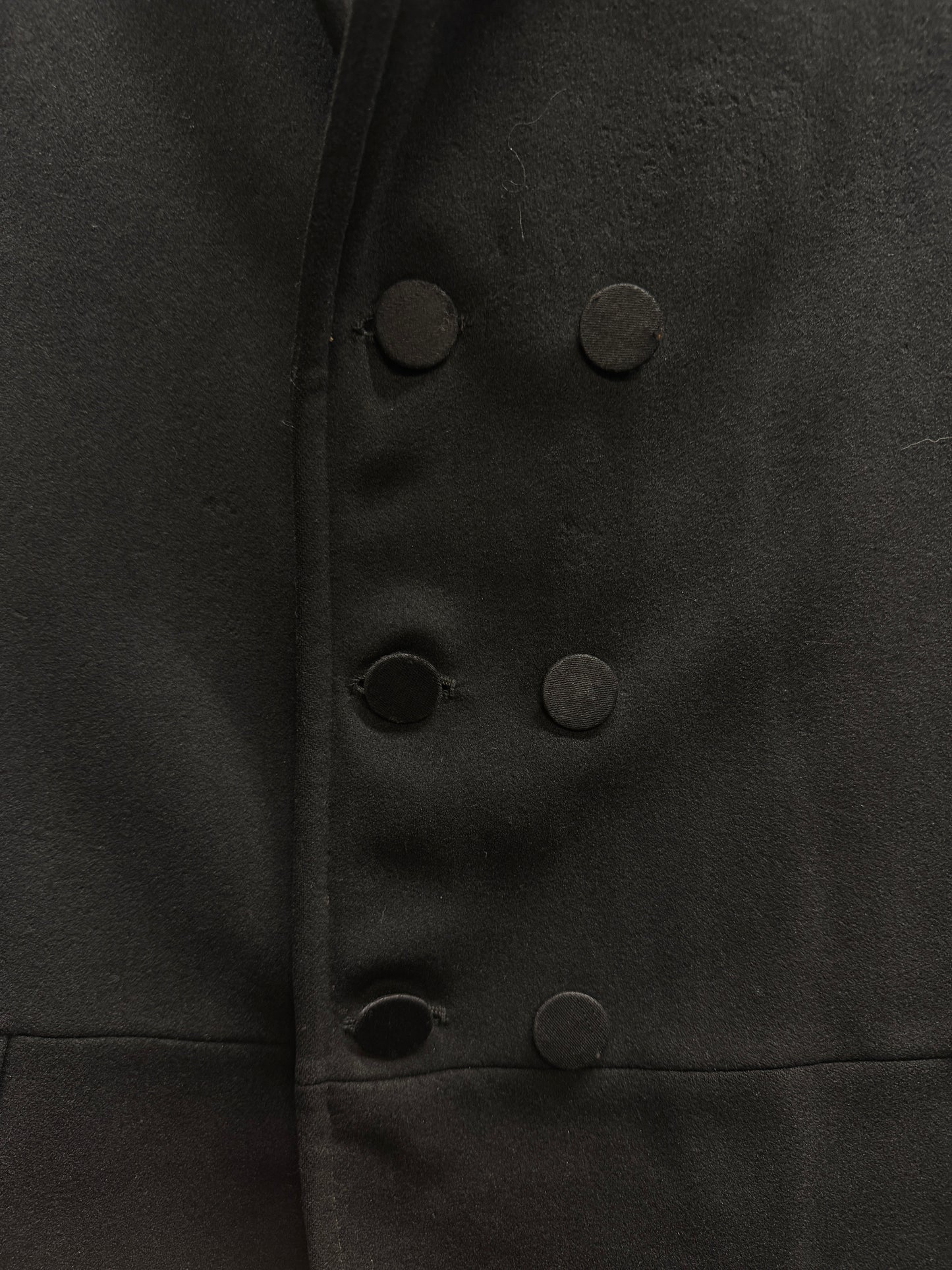 Antique Victorian Era 6 Button Tailored Wool Frock Jacket