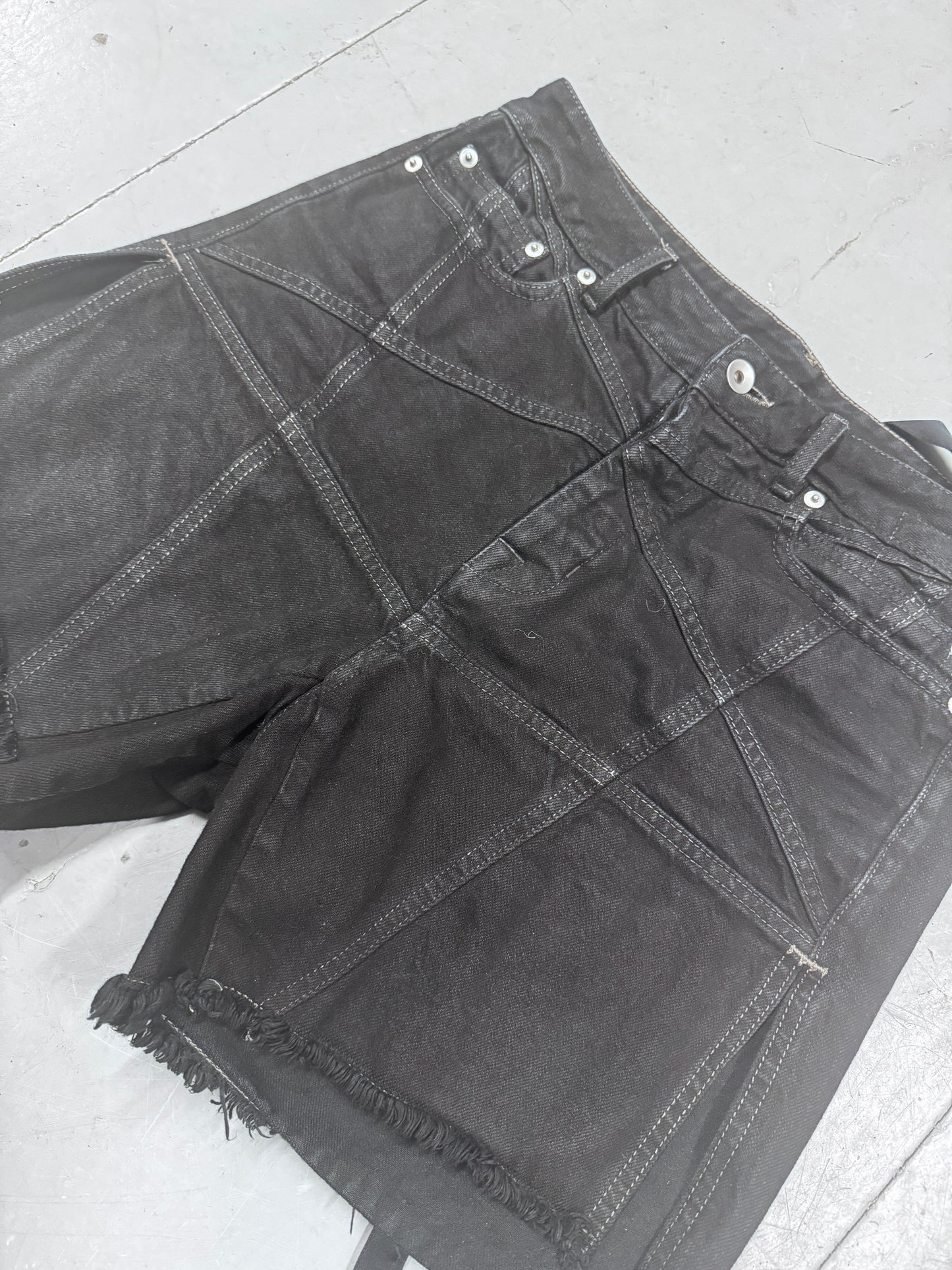 Rick Owens Pent Layering Shorts