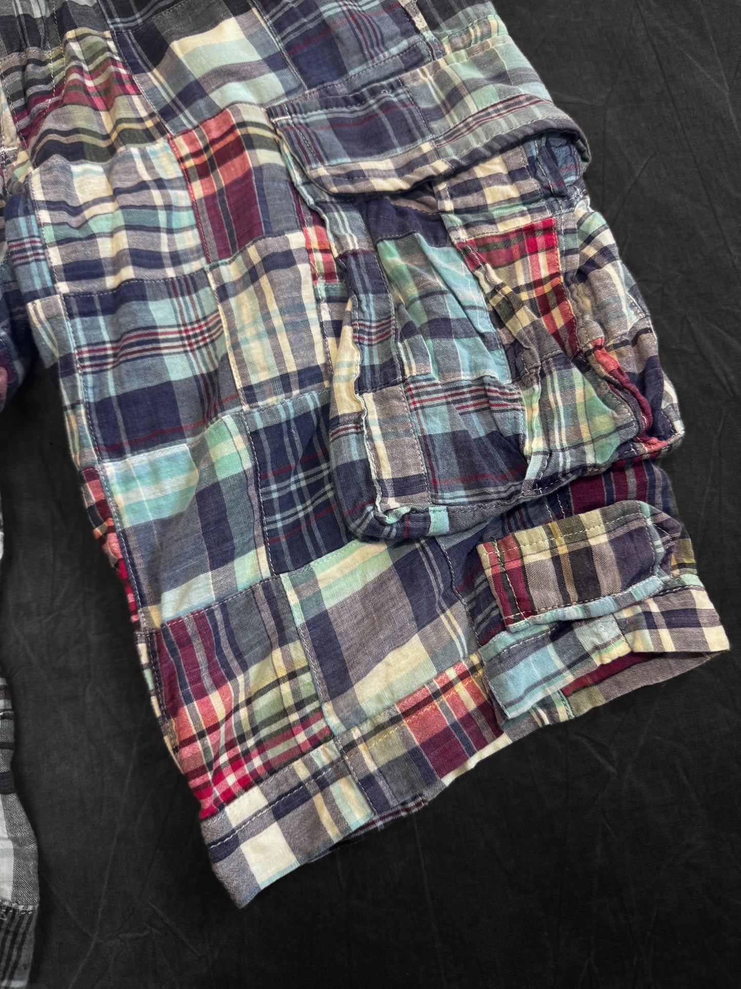 Taishi Nobukuni Patchwork Shorts