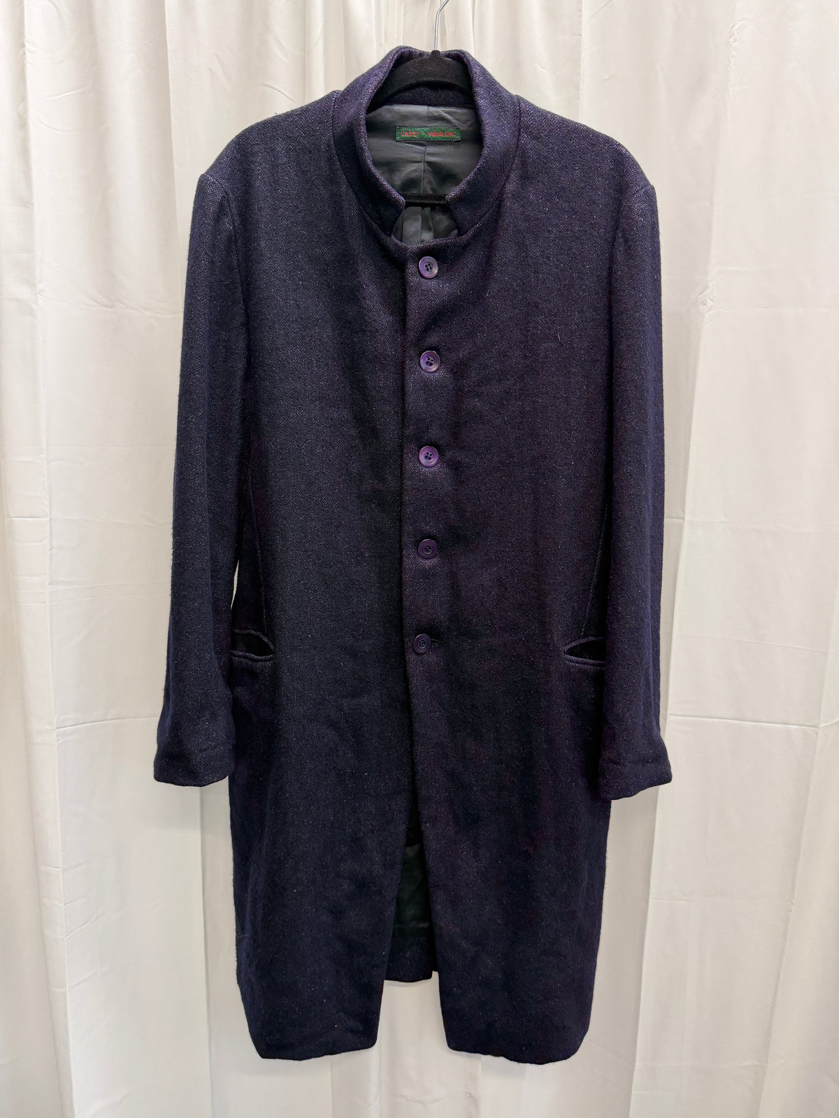 Casey Vidalenc / Casey Casey, c.2003–07 Wool Stand Collar Coat