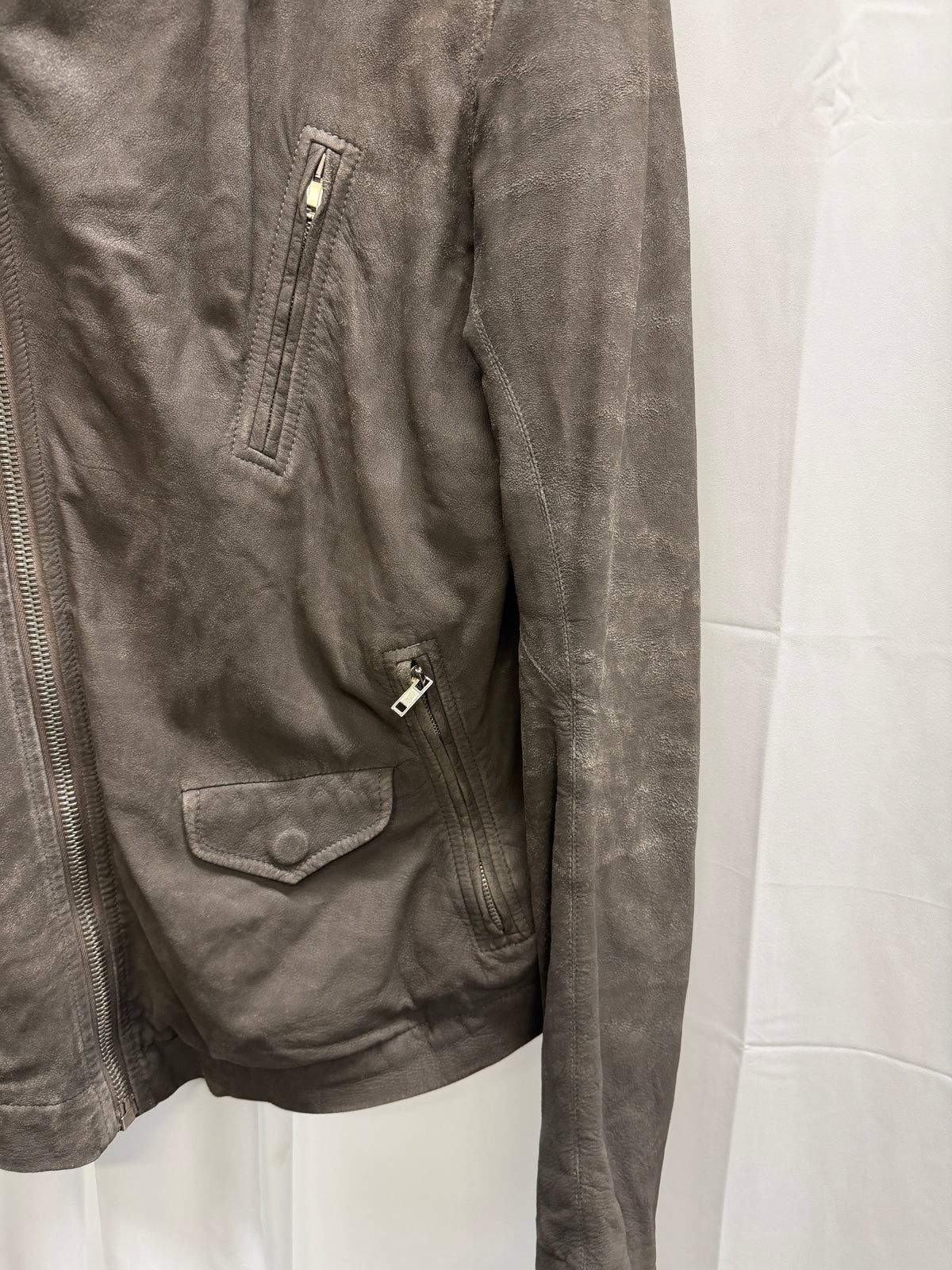 Rick Owens AW09 CRUST Blistered Lambskin Stooges Leather Jacket
