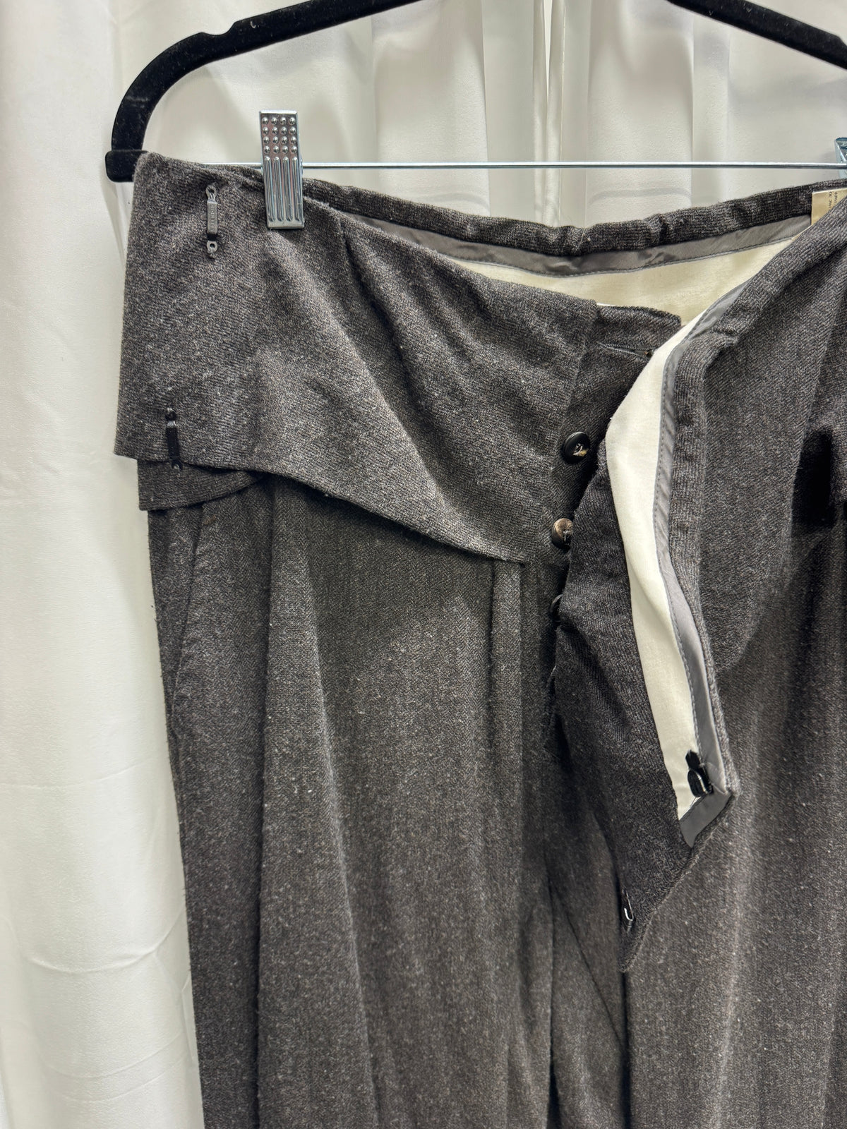Rick Owens AW10 Gleam Cummerbund Drop-Crotch Trousers
