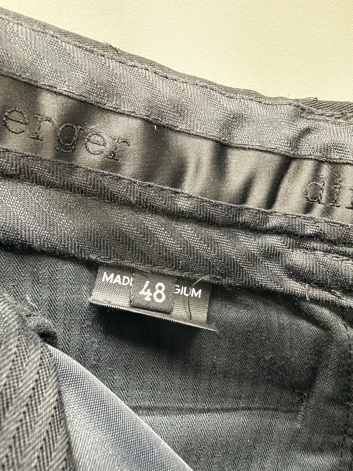 Dirk Schönberger 1990s Wide Cut Wool Trousers