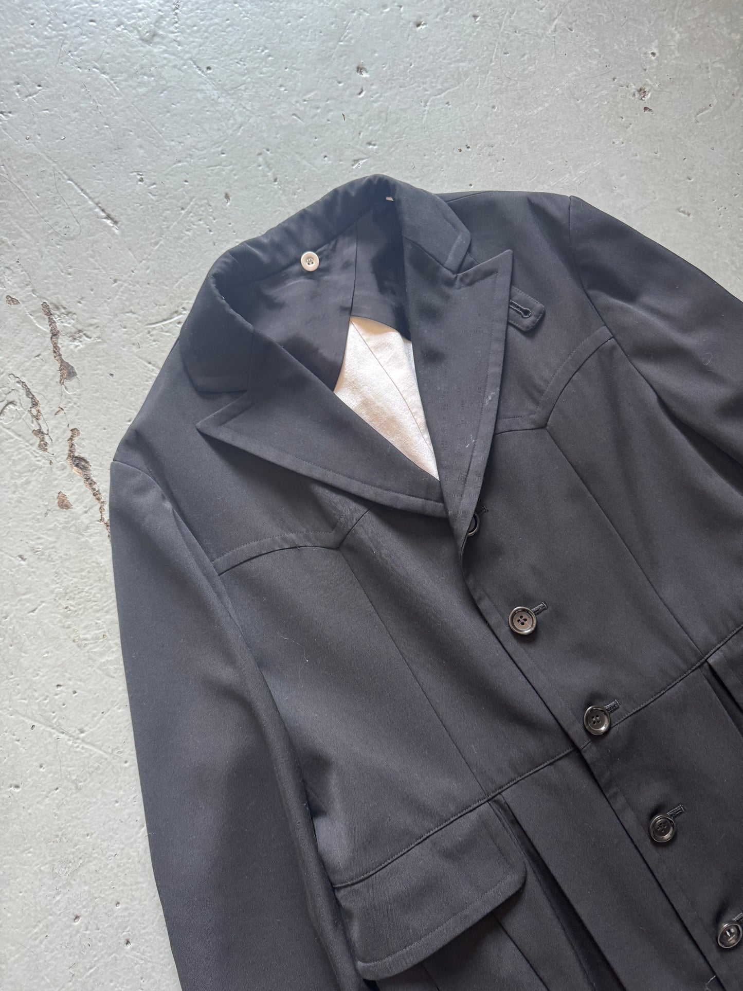 masaki matsushima homme 90s mega pleat cassock coat