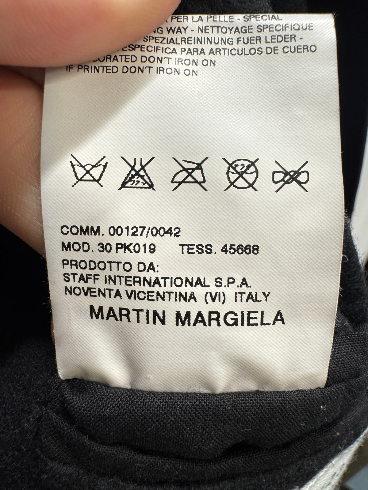 Maison Martin Margiela 04AW 5-Zip Leather Jacket
