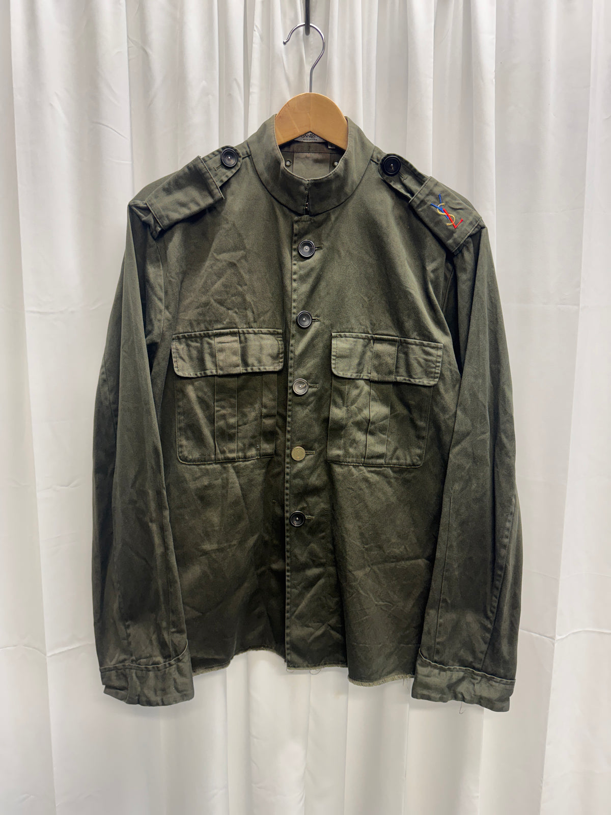 YSL Rive Gauche c.2007 Stefano Pilate 3D Military Jacket