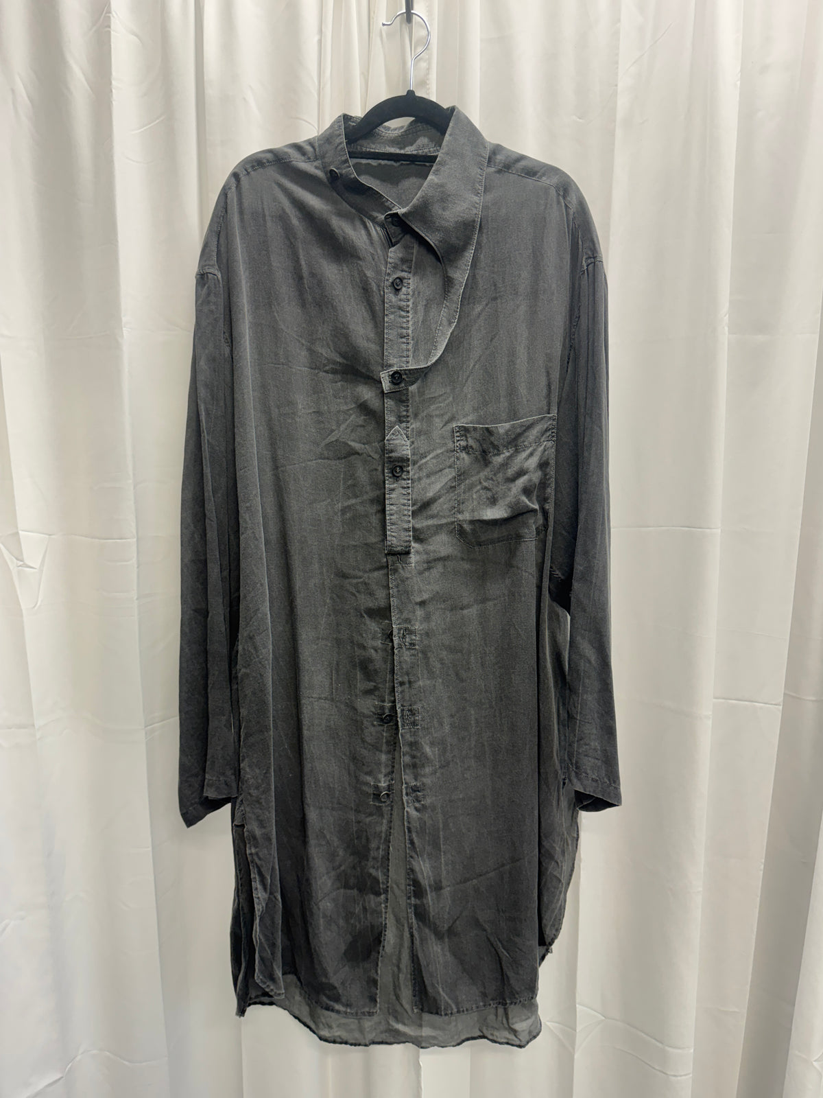 Yohji Yamamoto Pour Homme Cellulose Half Collar Overshirt
