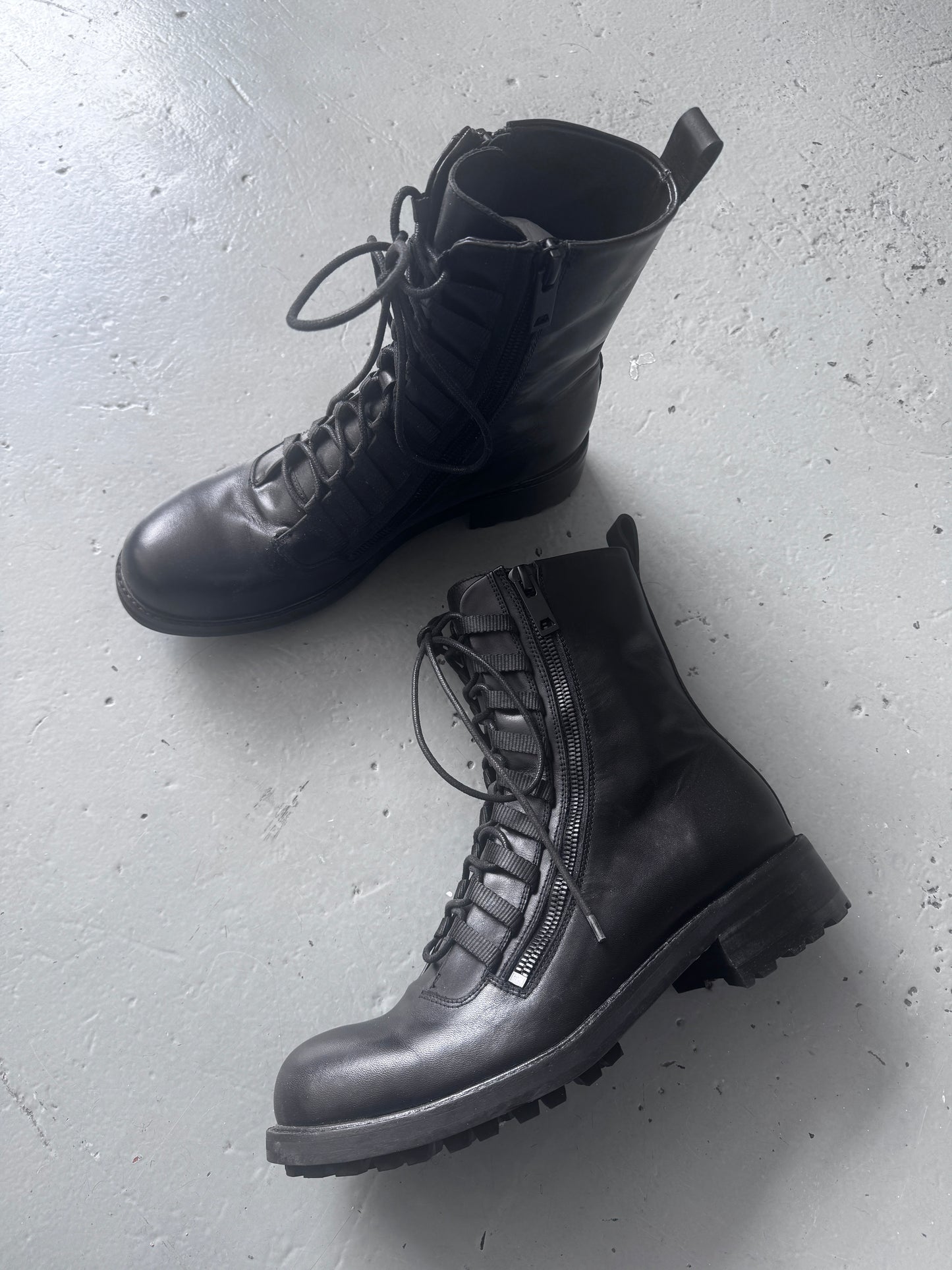 KTZ Lace Double Zip Military Boot
