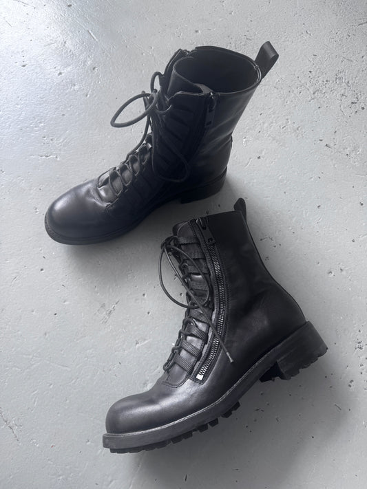 KTZ Lace Double Zip Military Boot