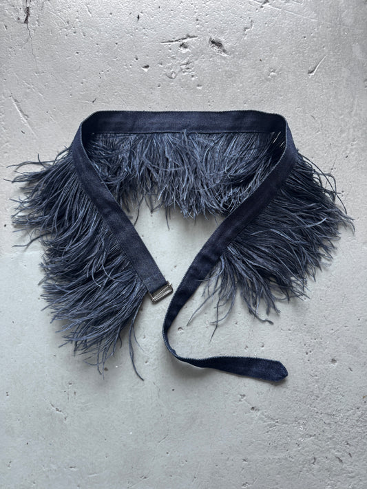 Stefan Cooke Denim Feather Belt