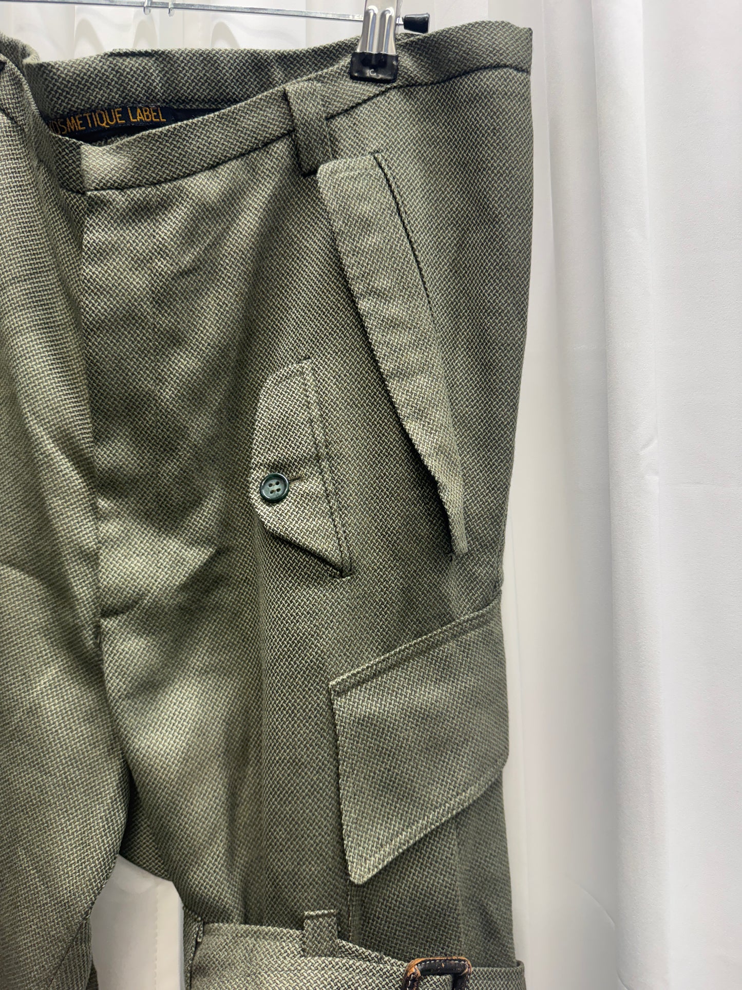 Kosmetique Label Laine Bondage Adjustable Flare Trouser