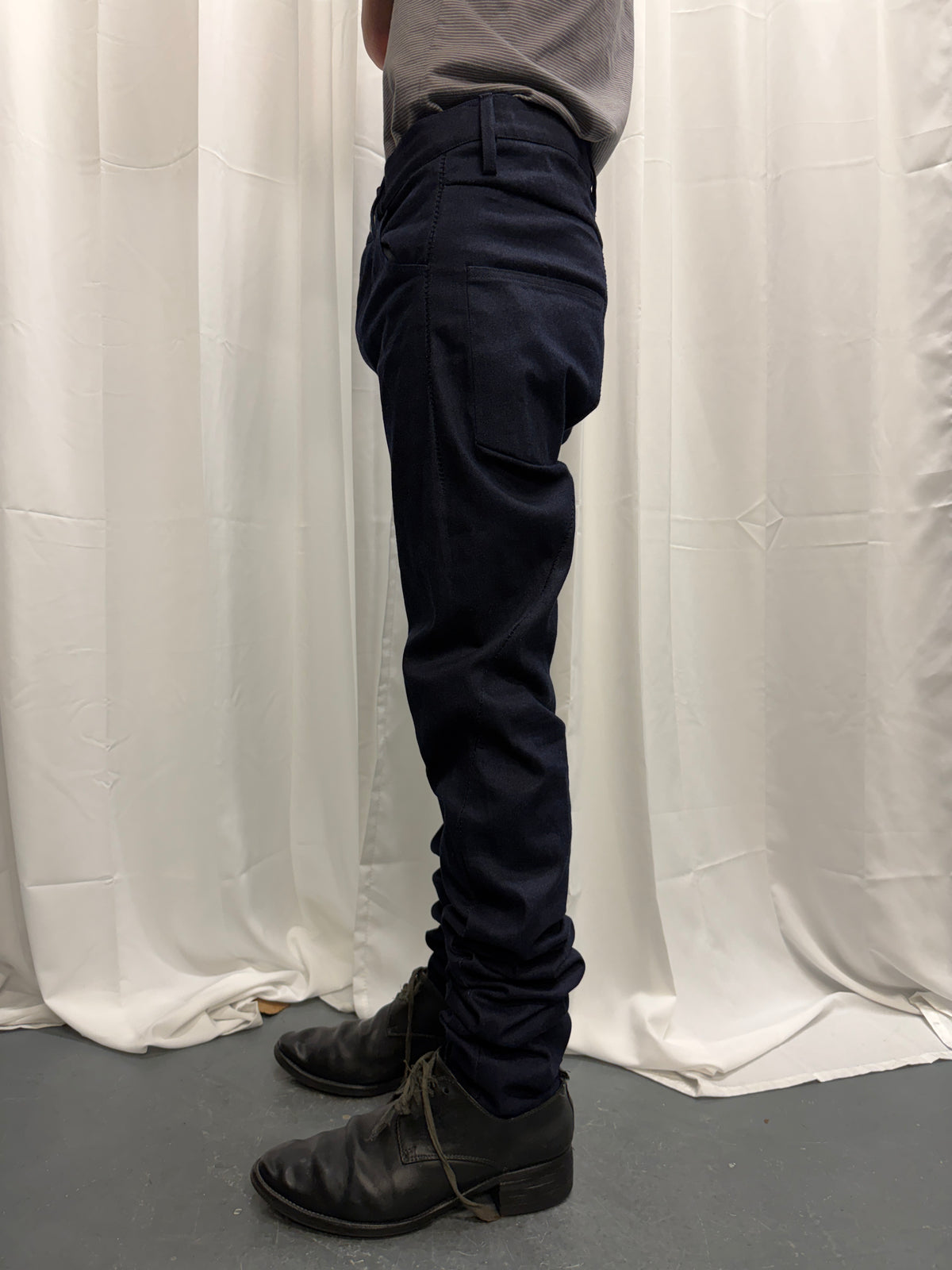 Zam Barrett Spiral Chainseam Indigo Jeans