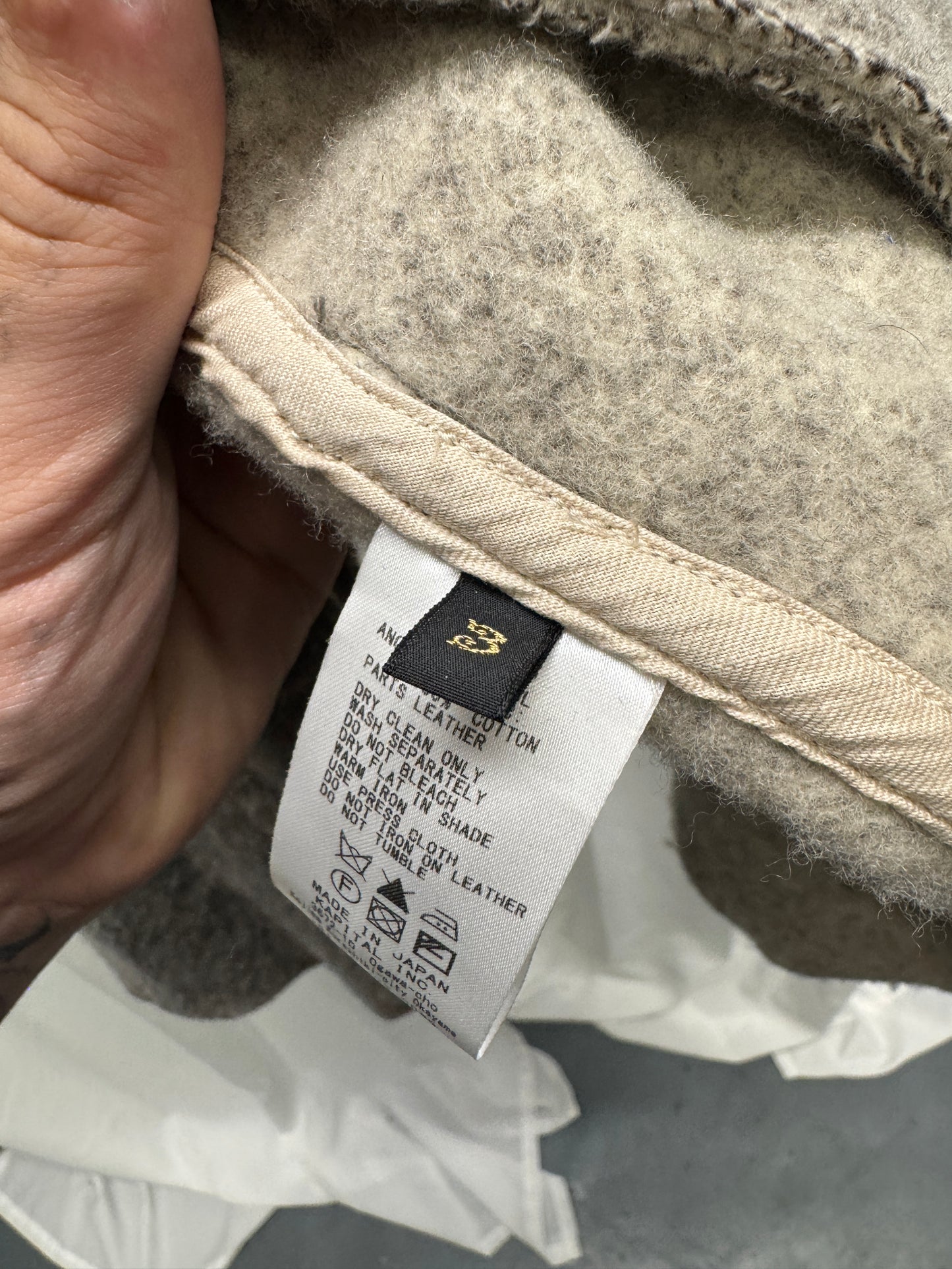 Kapital Boiled Wool 3 Button Blazer