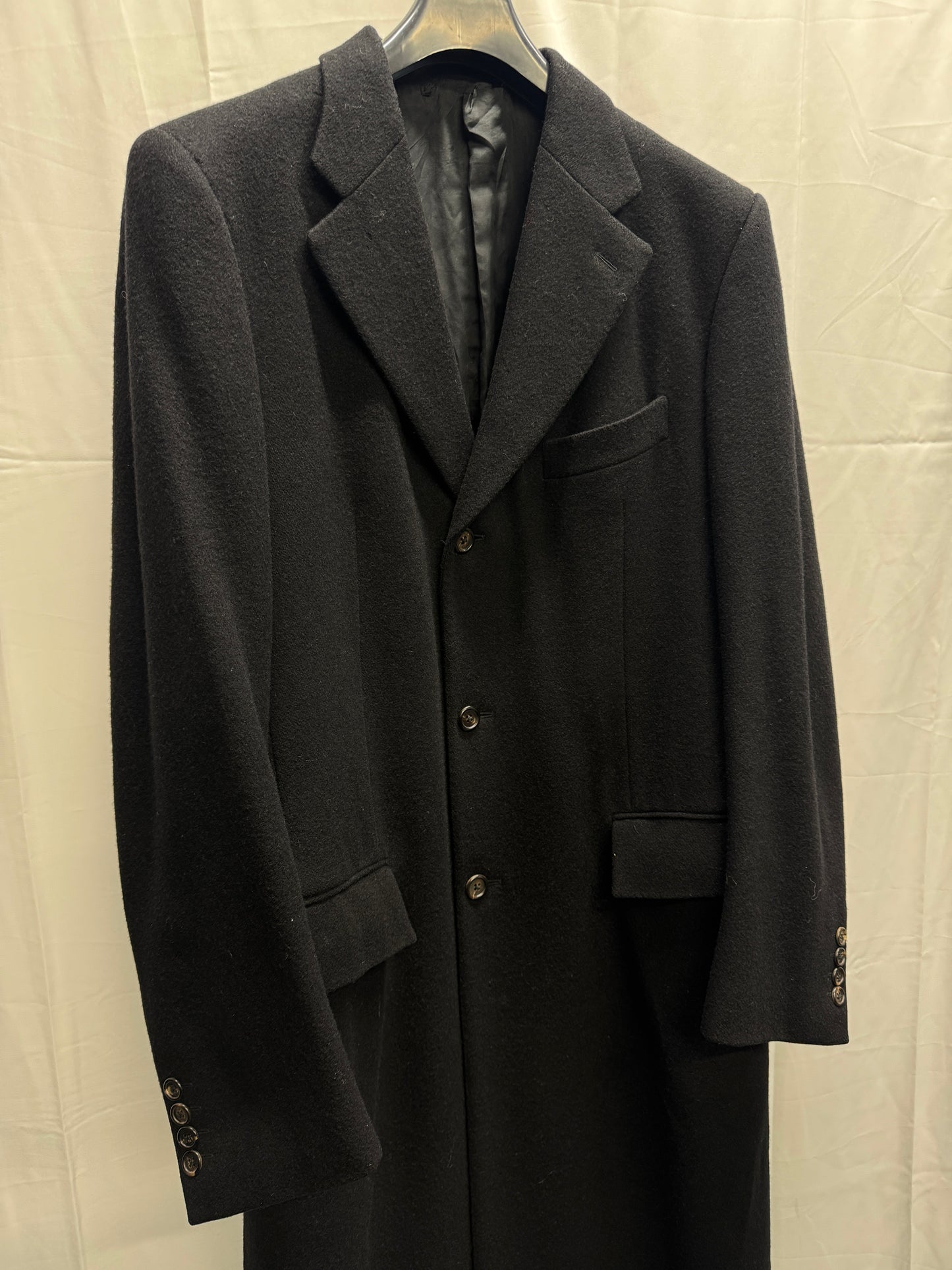 YSL Rive Gauche Hedi Slimane Wool Coat