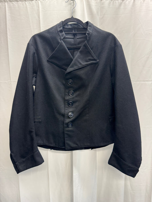 Victorian Era Curved Sleeve Felt Wool Jacket