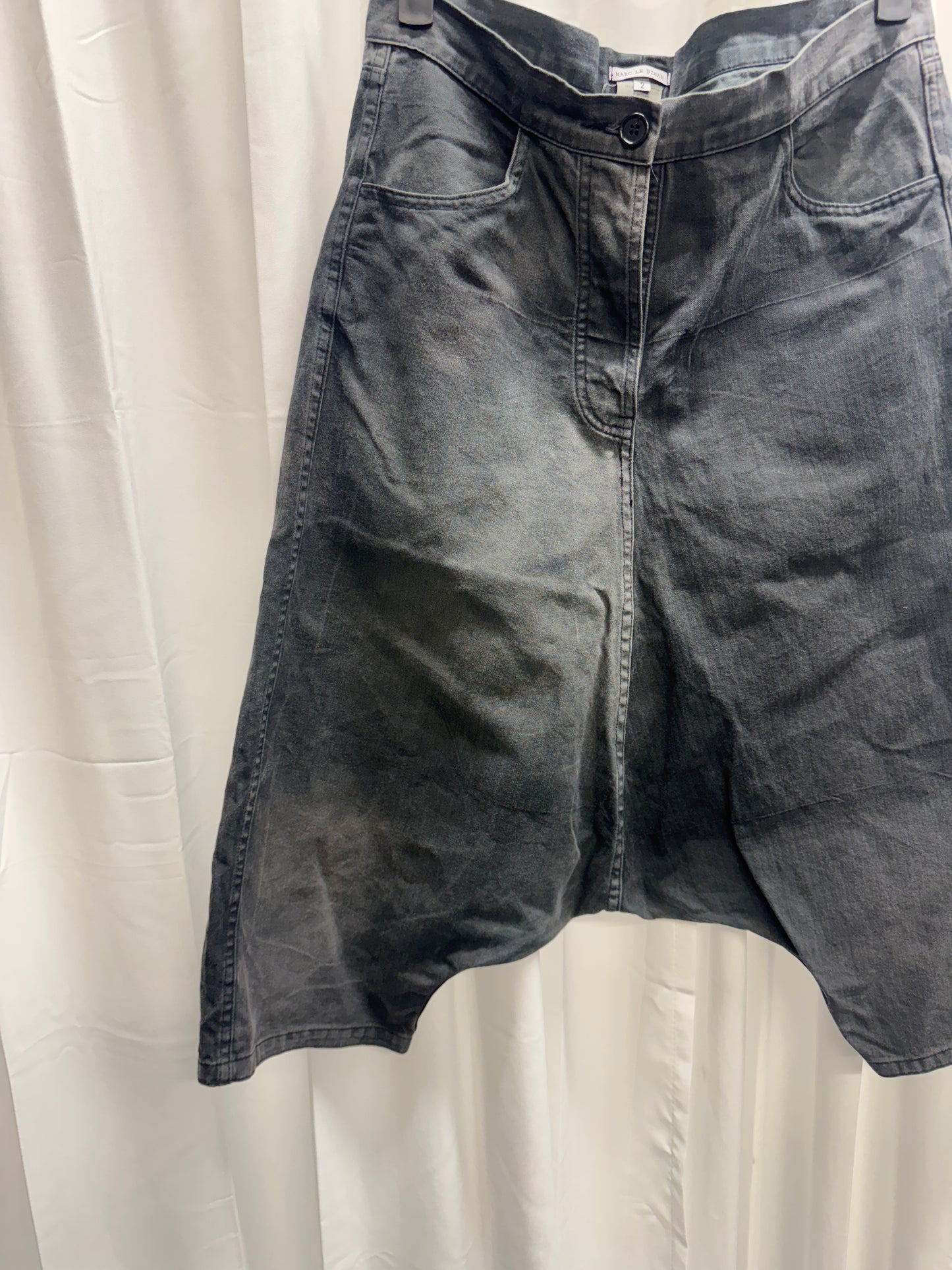 Marc Le Bihan Overdye Textile Drop Crotch Trouser